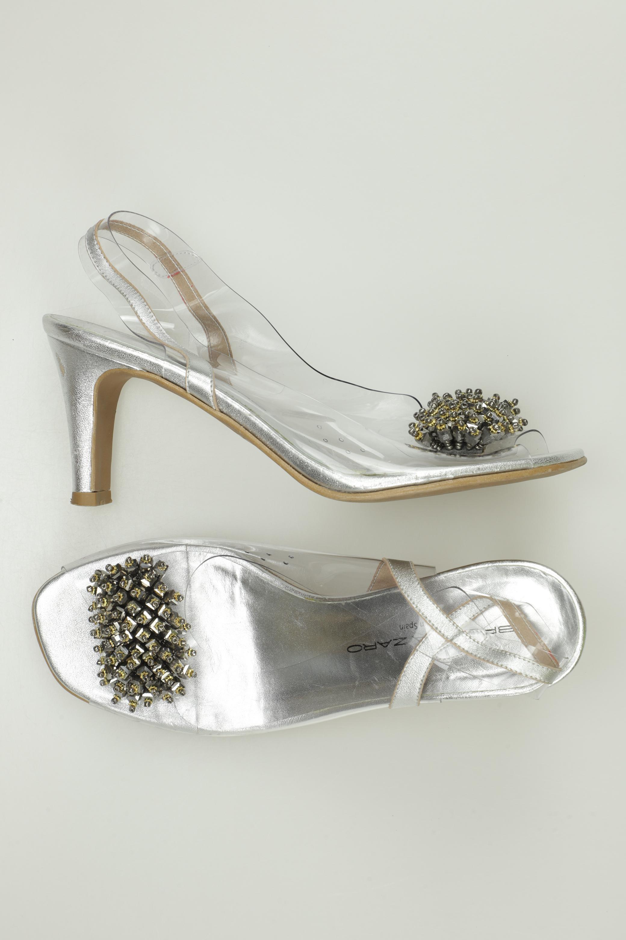 

Brenda Zaro Damen Sandale, silber, Gr. 38