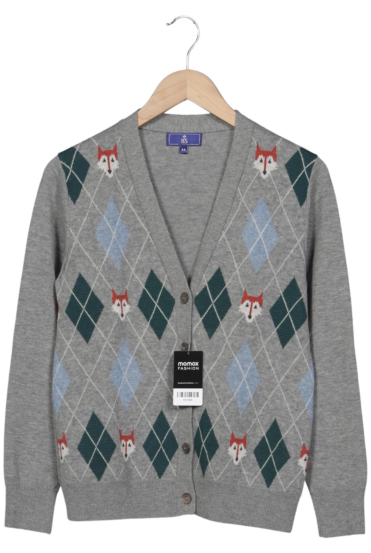 

Brigitte von Schönfels Damen Strickjacke, grau, Gr. 44