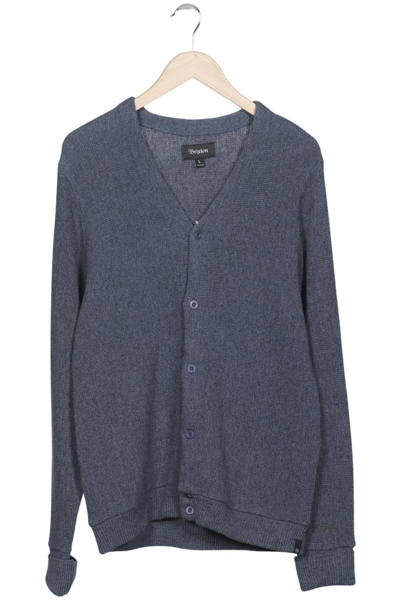 Thumbnail - Brixton Herren Strickjacke, blau, Gr. 52