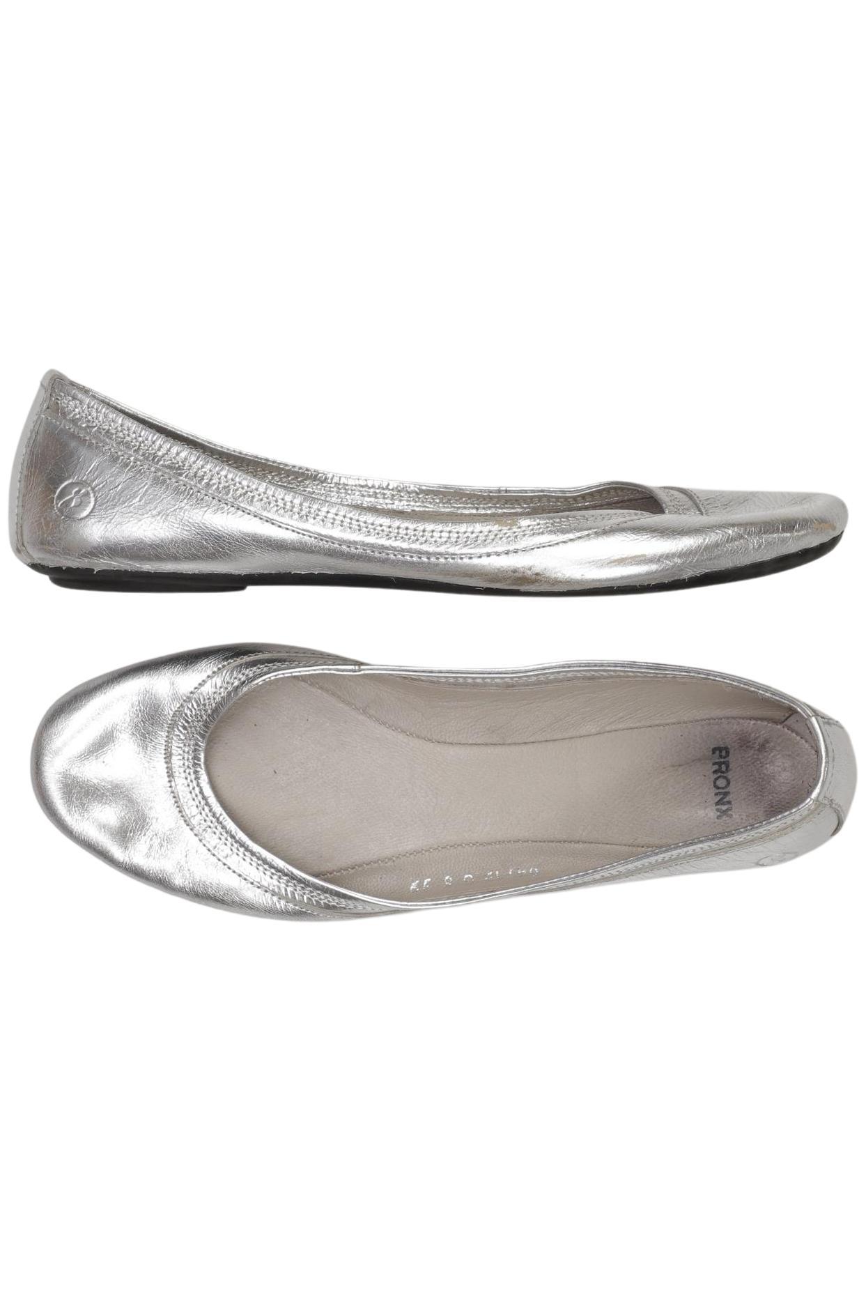 

Bronx Damen Ballerinas, silber, Gr. 39