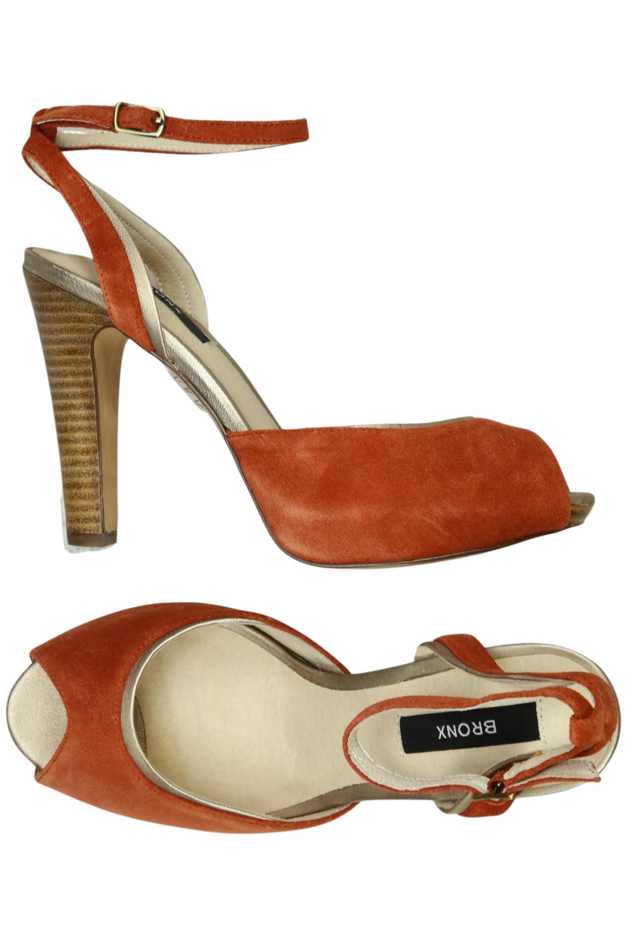 Thumbnail - Bronx Damen Sandale, orange, Gr. 37