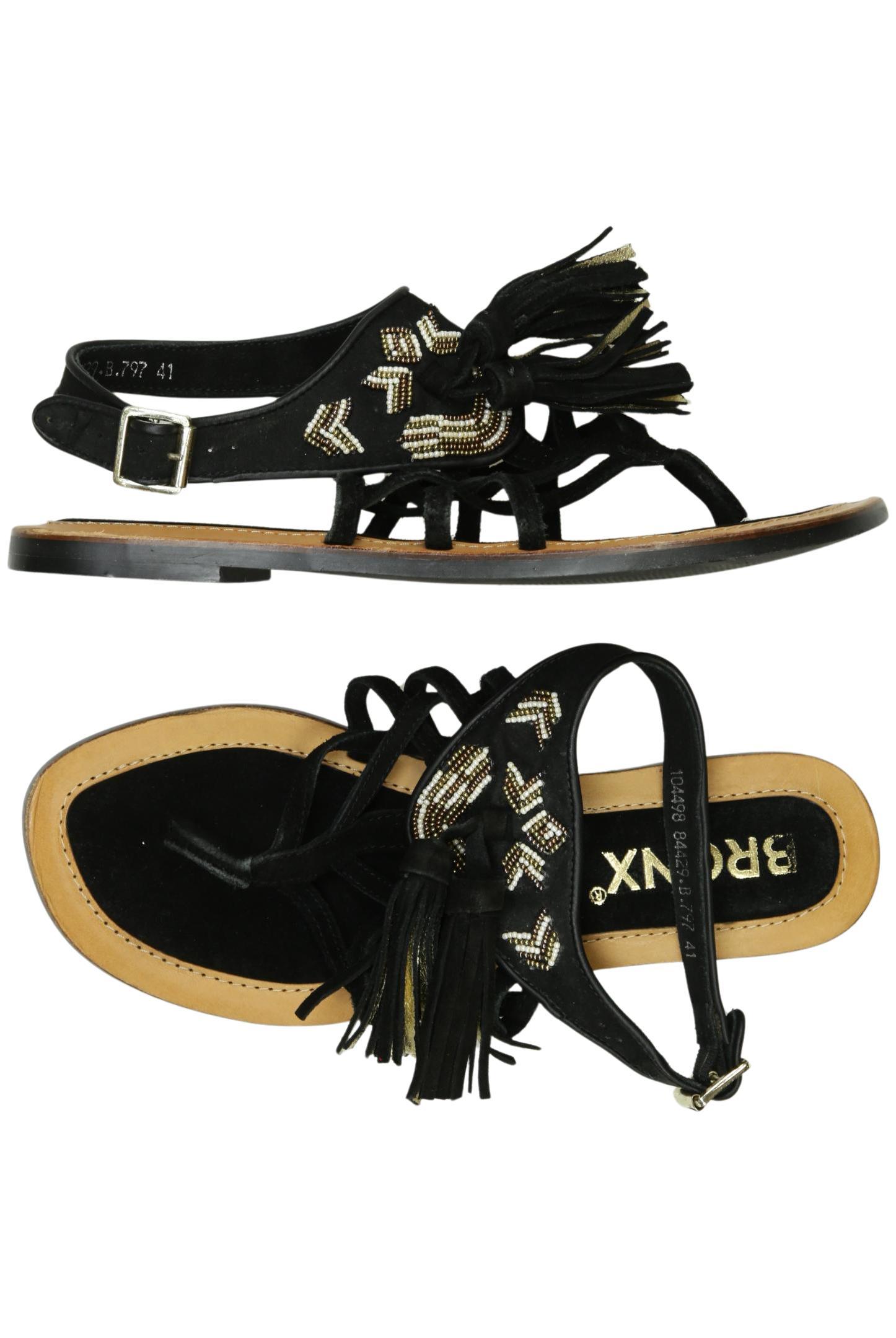 

Bronx Damen Sandale, schwarz, Gr. 41