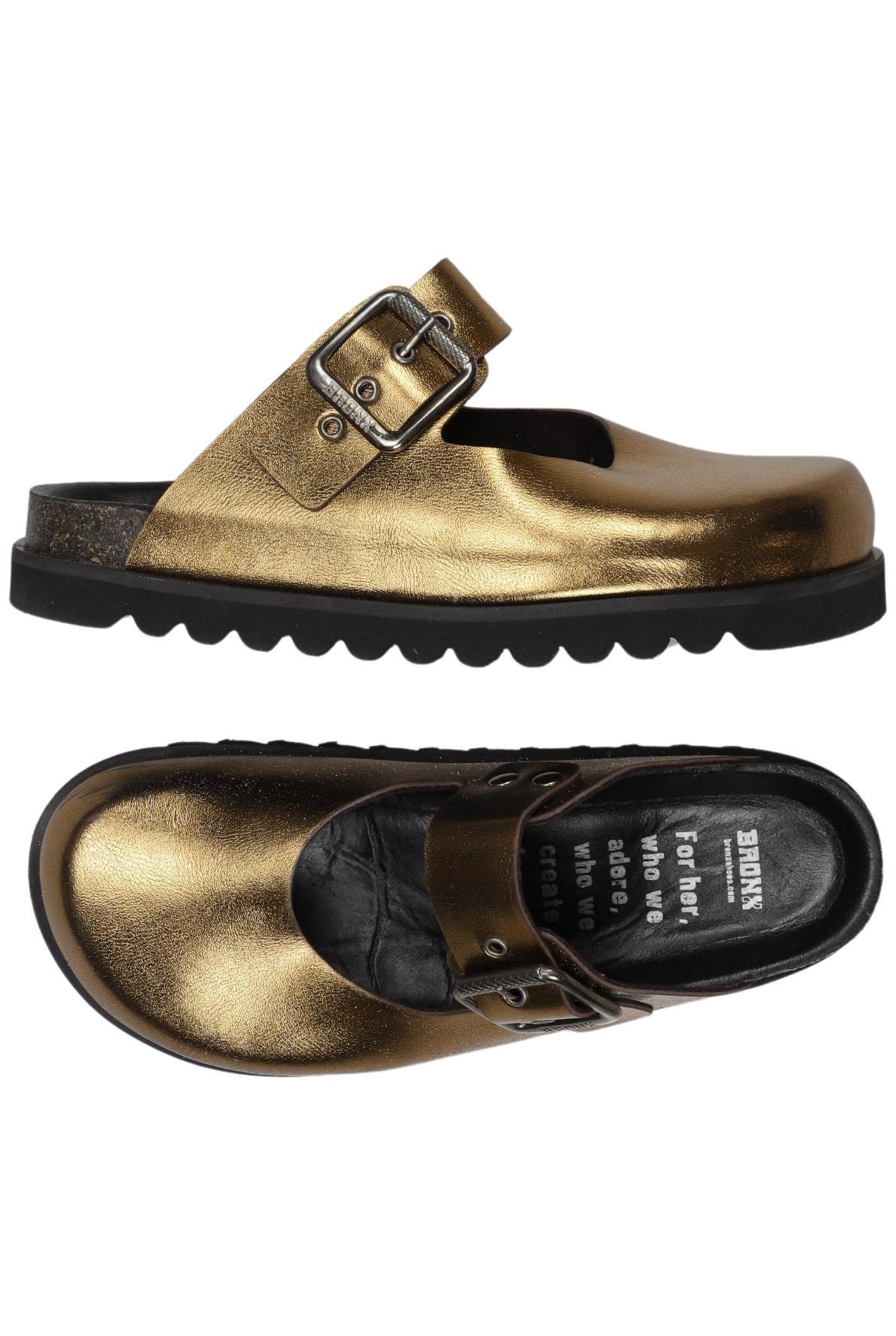 

Bronx Damen Sandale, gold, Gr. 38
