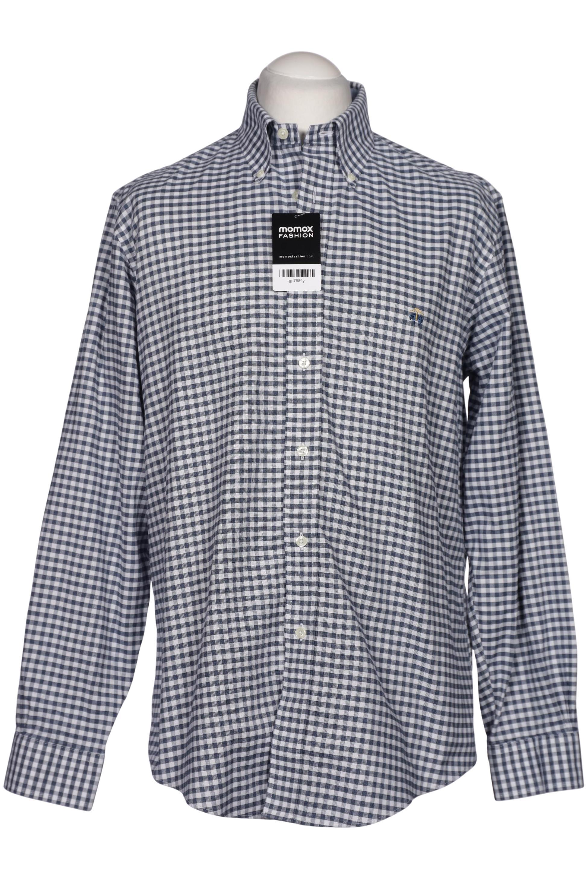 

Brooks Brothers Herren Hemd, marineblau, Gr. 52