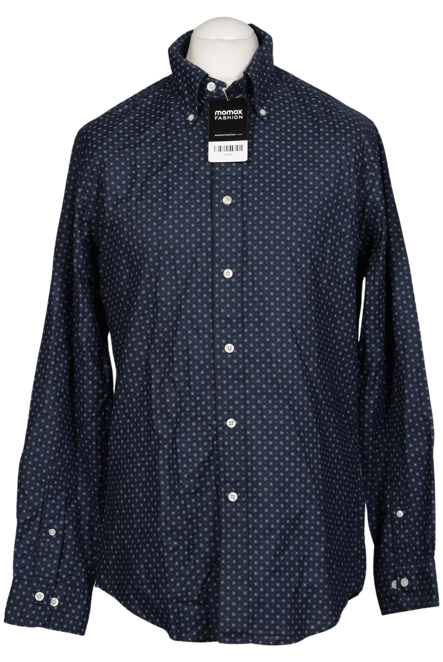 

Brooks Brothers Herren Hemd, marineblau, Gr. 48