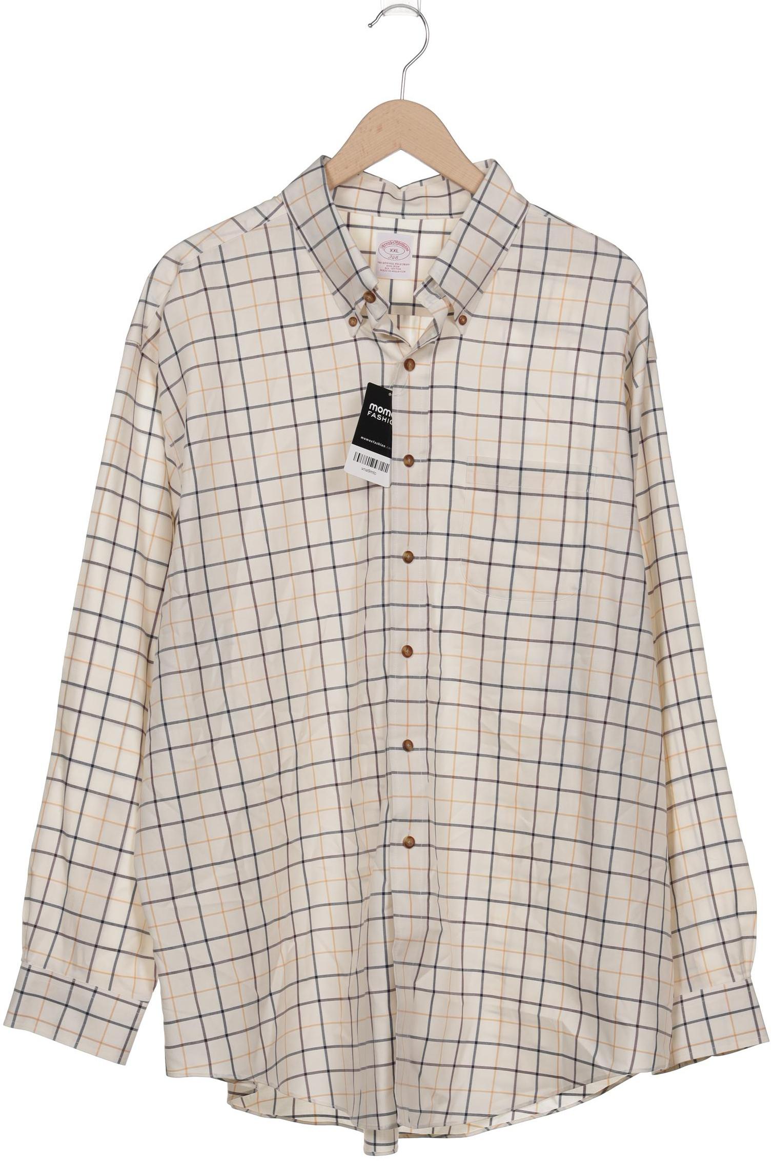 

Brooks Brothers Herren Hemd, cremeweiß, Gr. 56