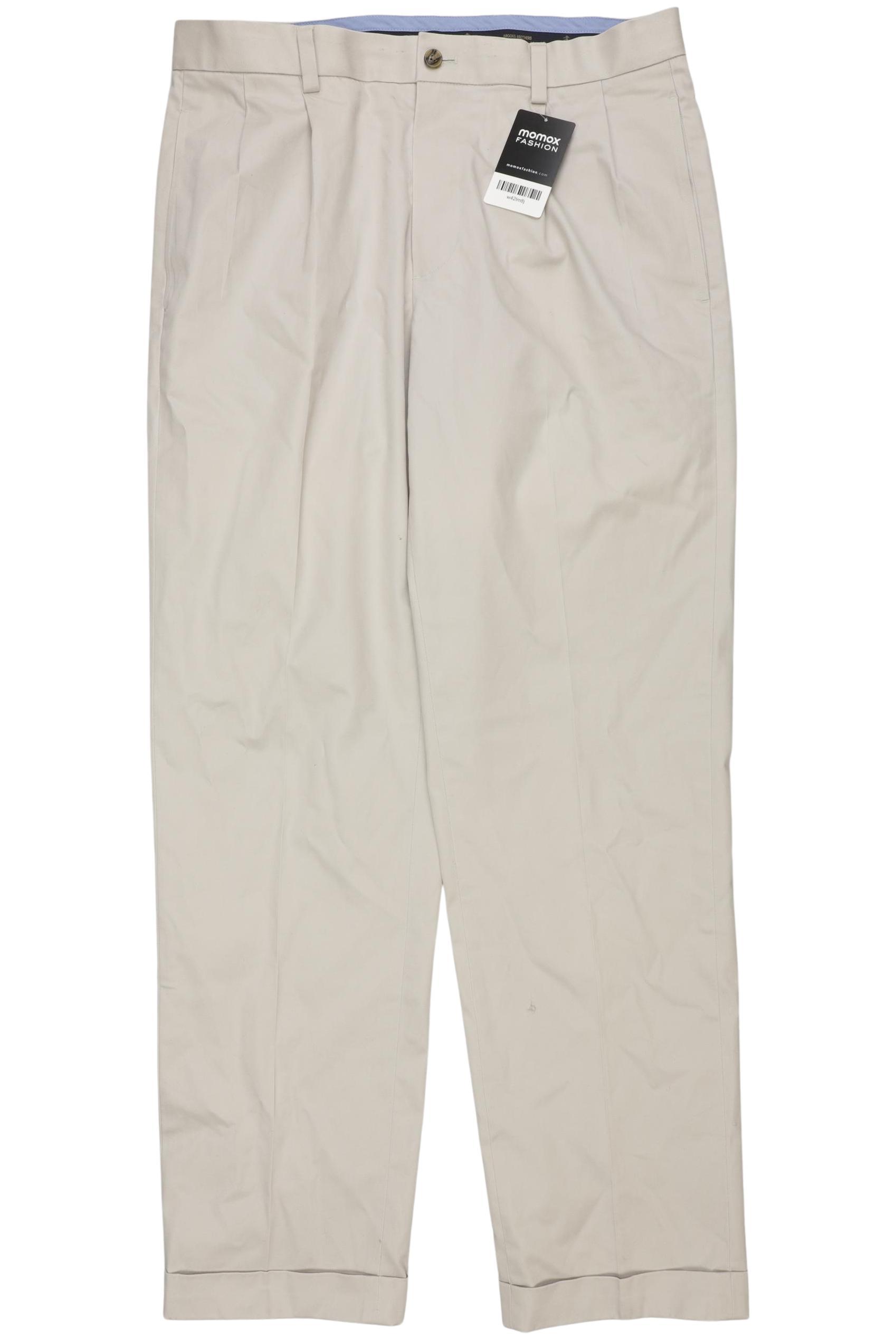 

Brooks Brothers Herren Stoffhose, cremeweiß, Gr. 33