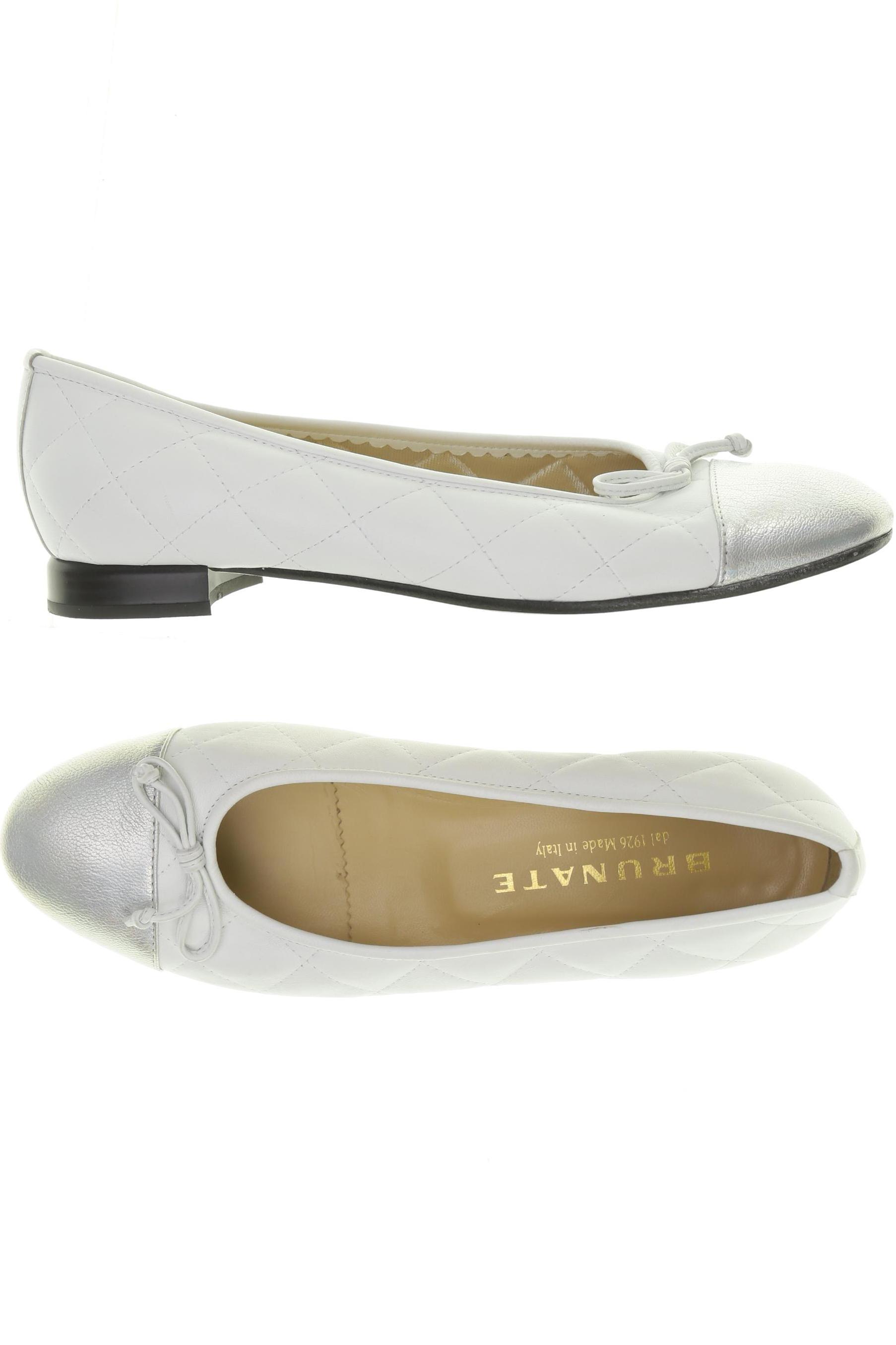 

Brunate Damen Ballerinas, weiß, Gr. 38.5
