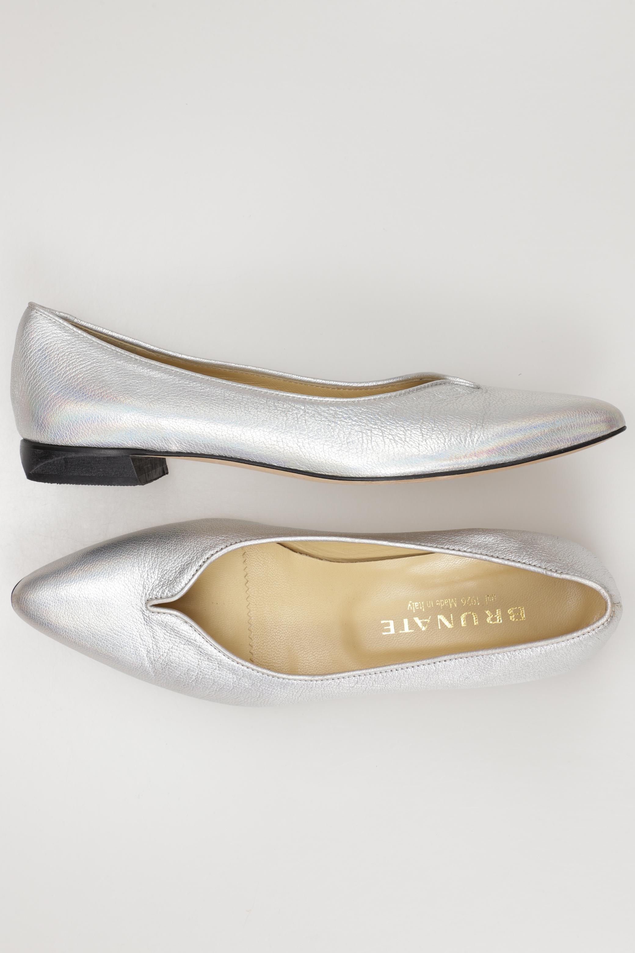 

Brunate Damen Ballerinas, silber, Gr. 39.5