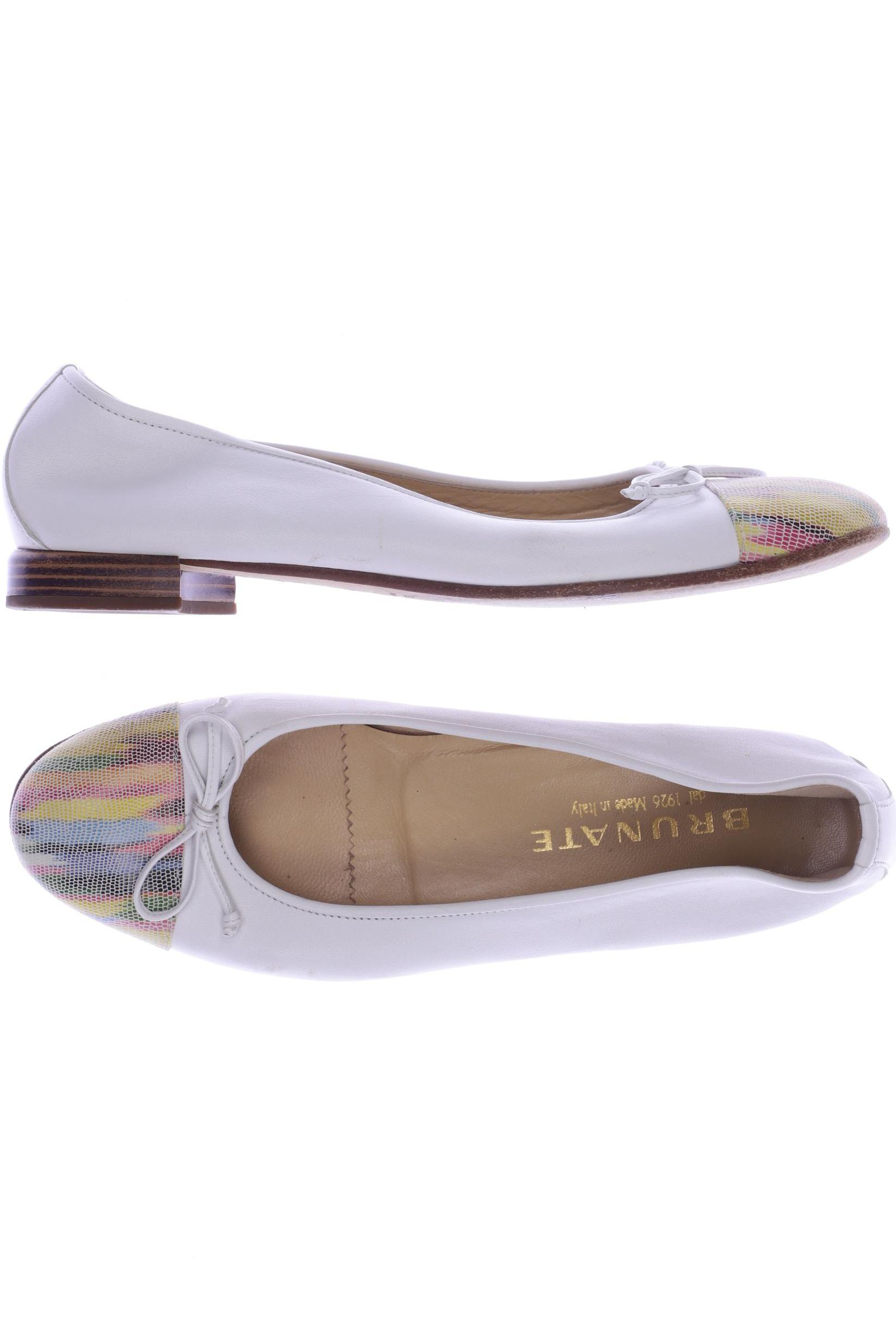 

Brunate Damen Ballerinas, weiß, Gr. 39.5