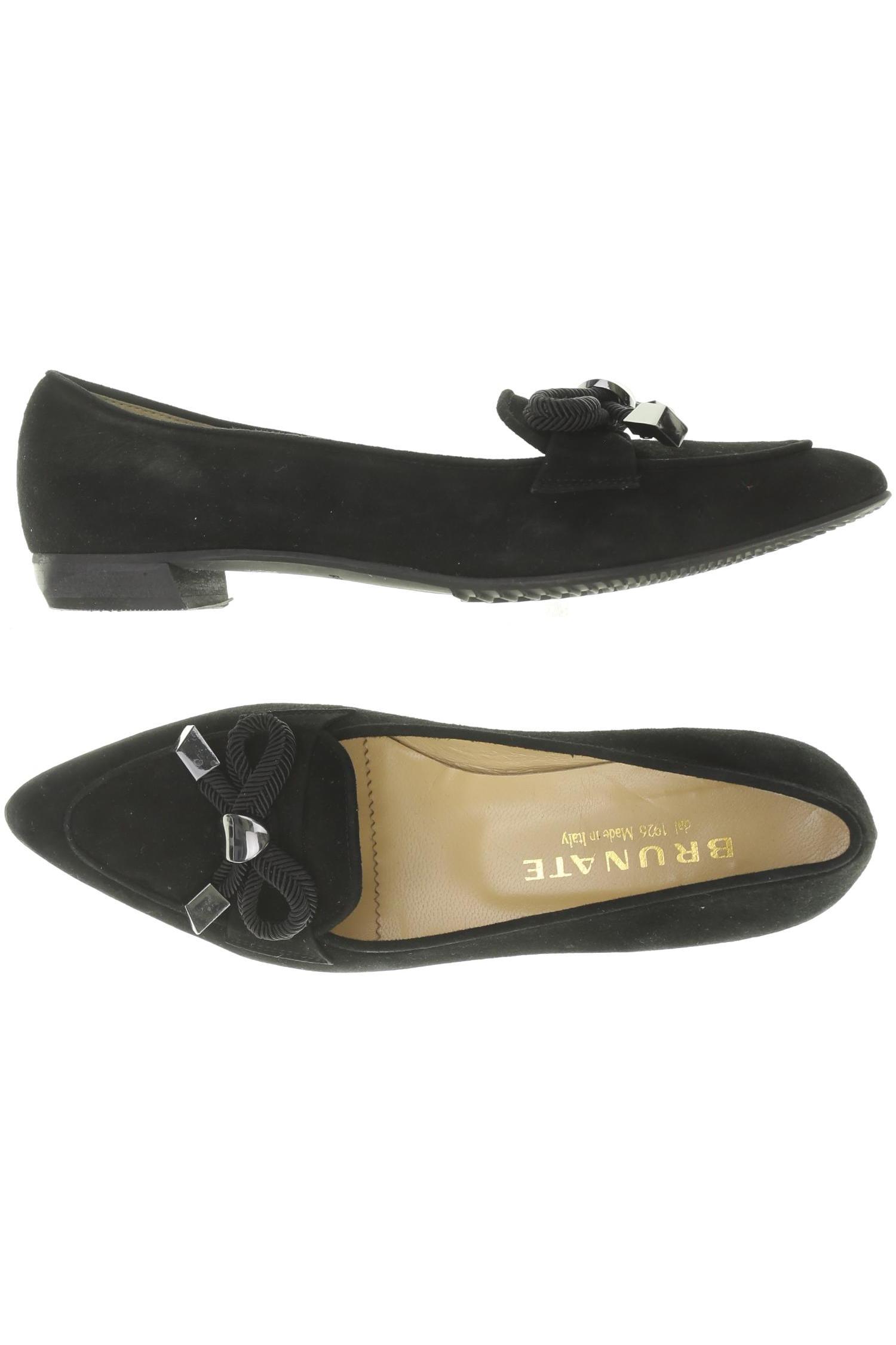 

Brunate Damen Halbschuh, schwarz, Gr. 38.5