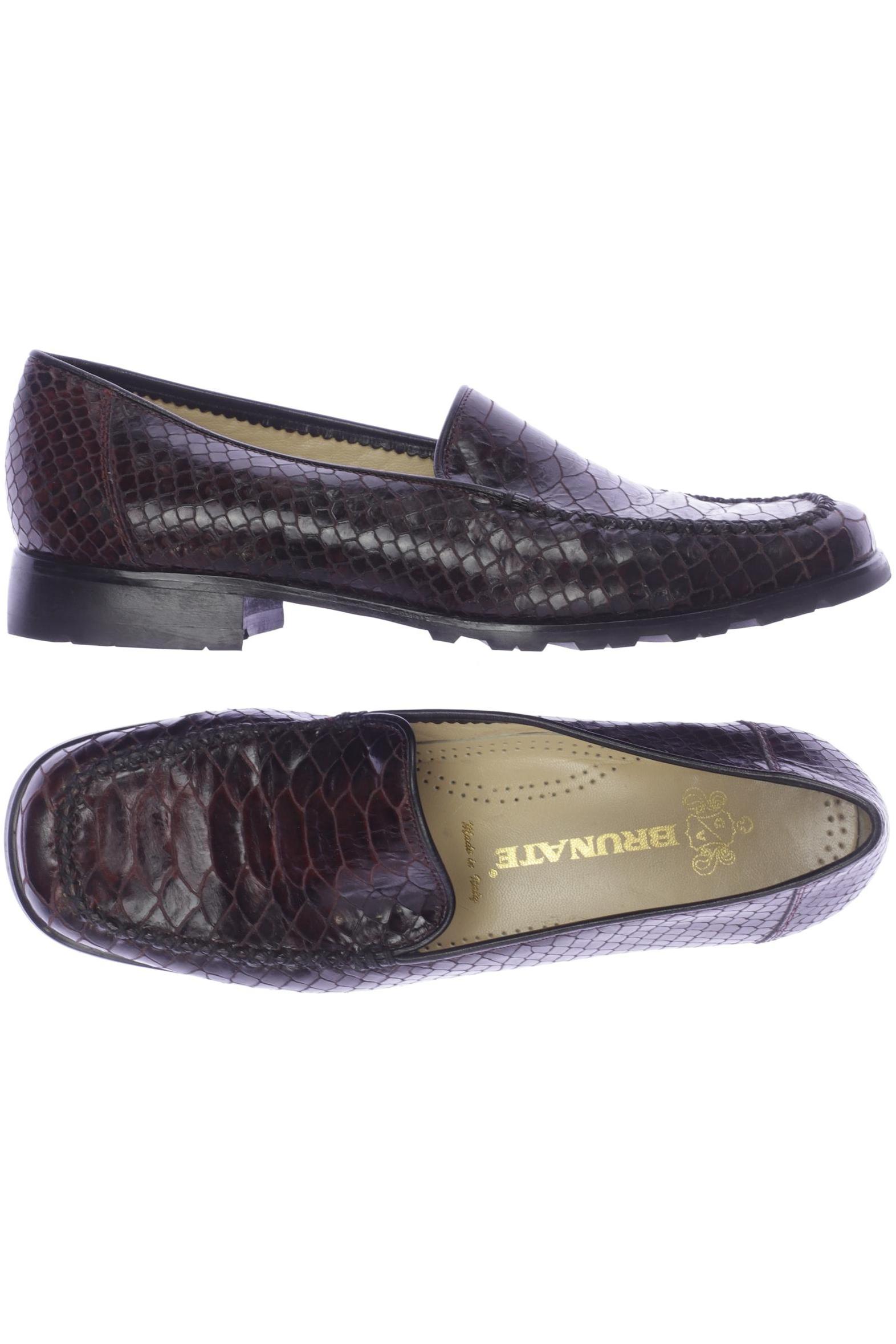 

Brunate Damen Halbschuh, bordeaux, Gr. 38.5