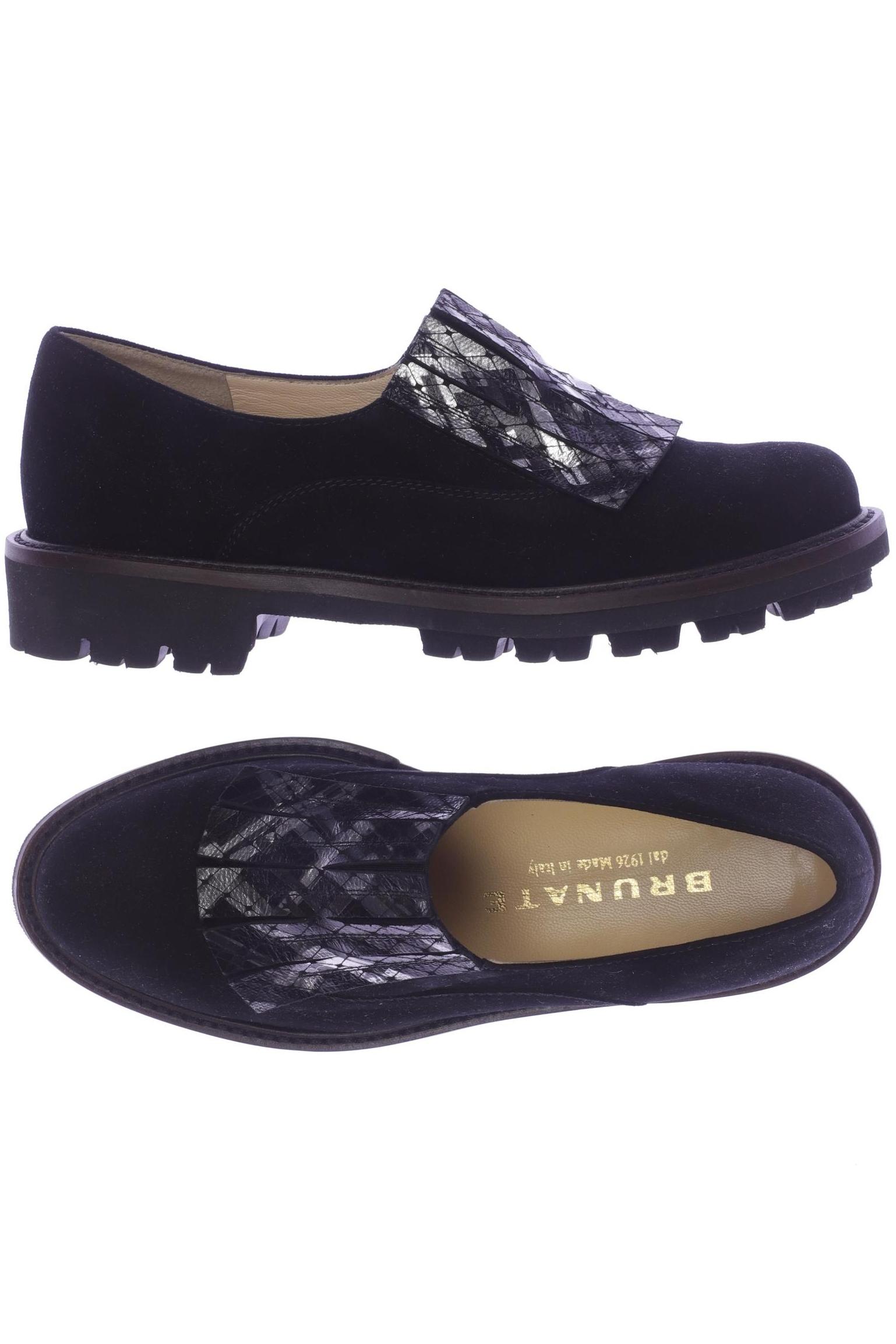 

Brunate Damen Halbschuh, schwarz, Gr. 35.5