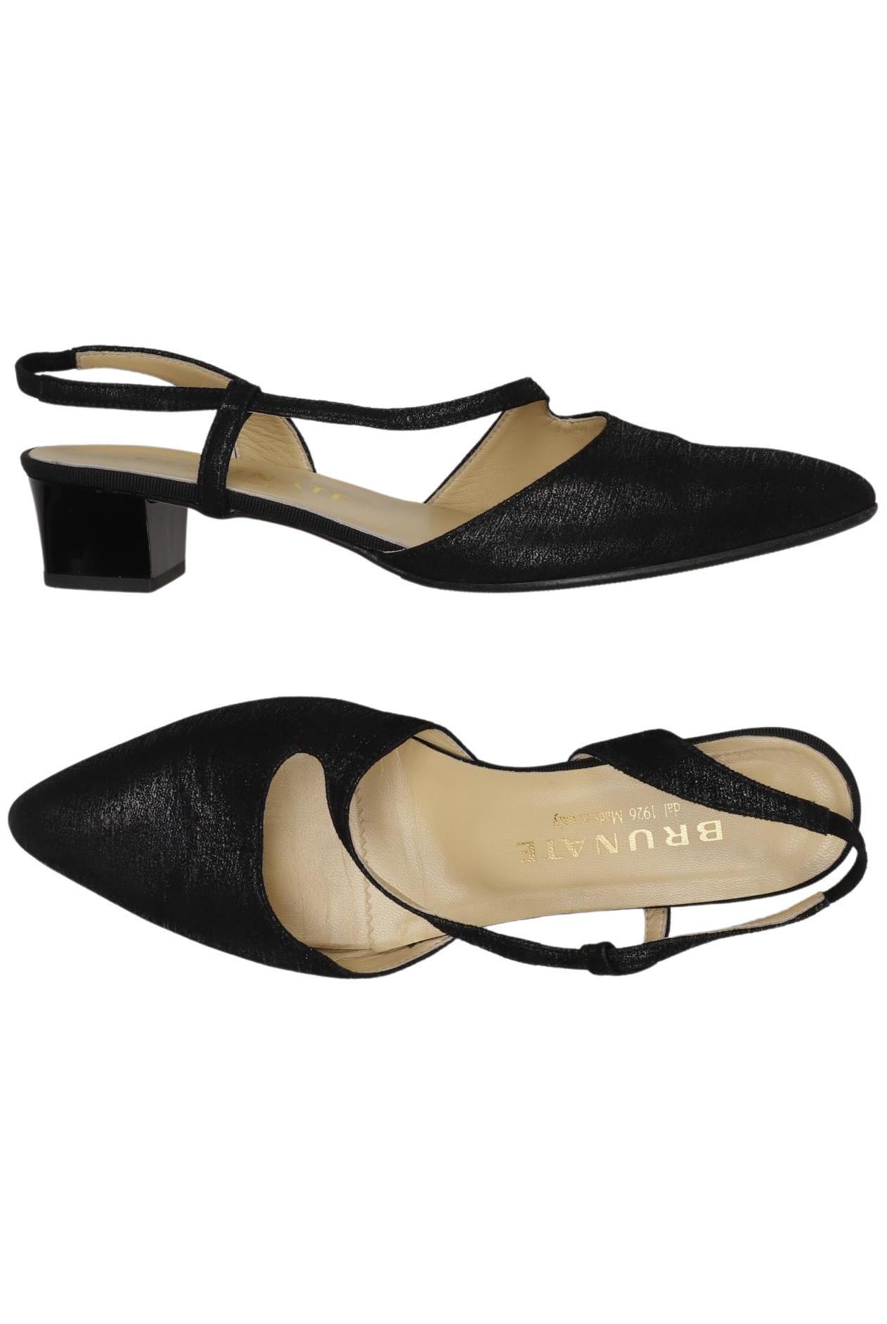 

Brunate Damen Sandale, schwarz, Gr. 39