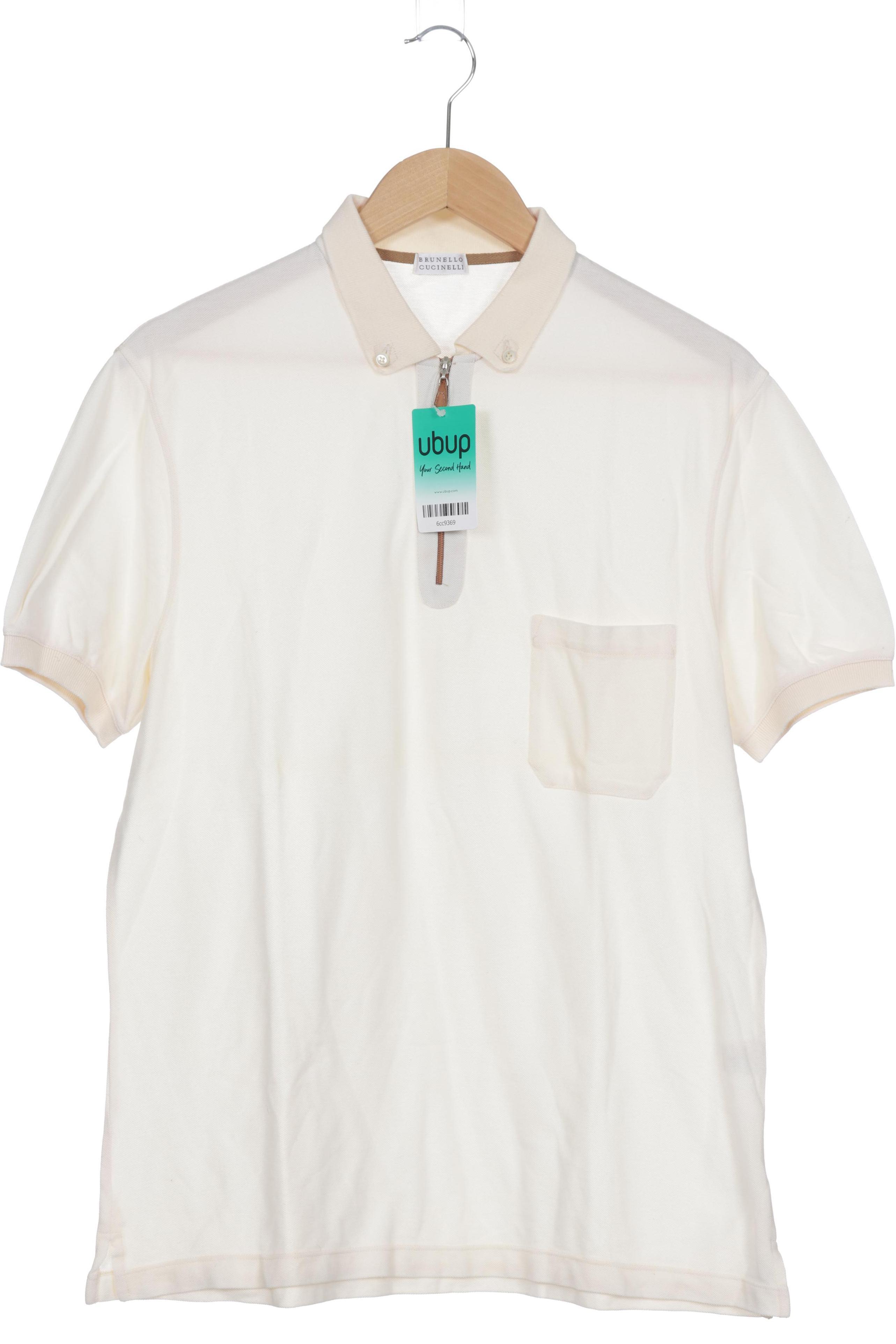 

Brunello Cucinelli Damen Poloshirt, beige, Gr.