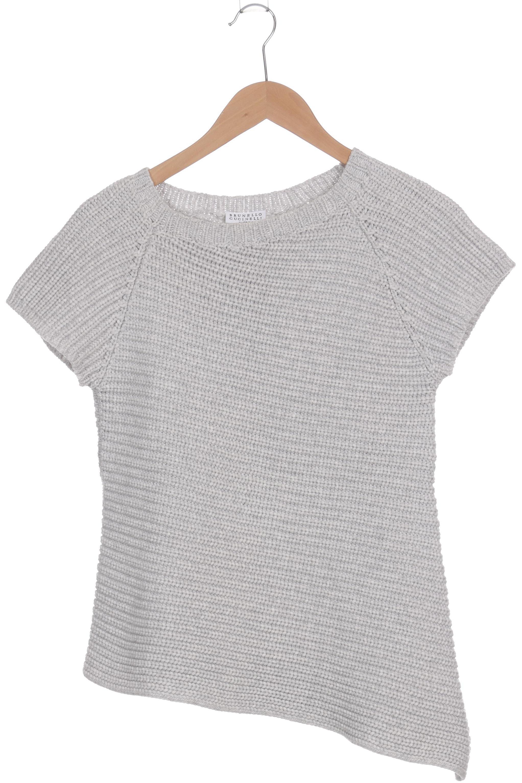 

Brunello Cucinelli Damen Pullover, grau, Gr.