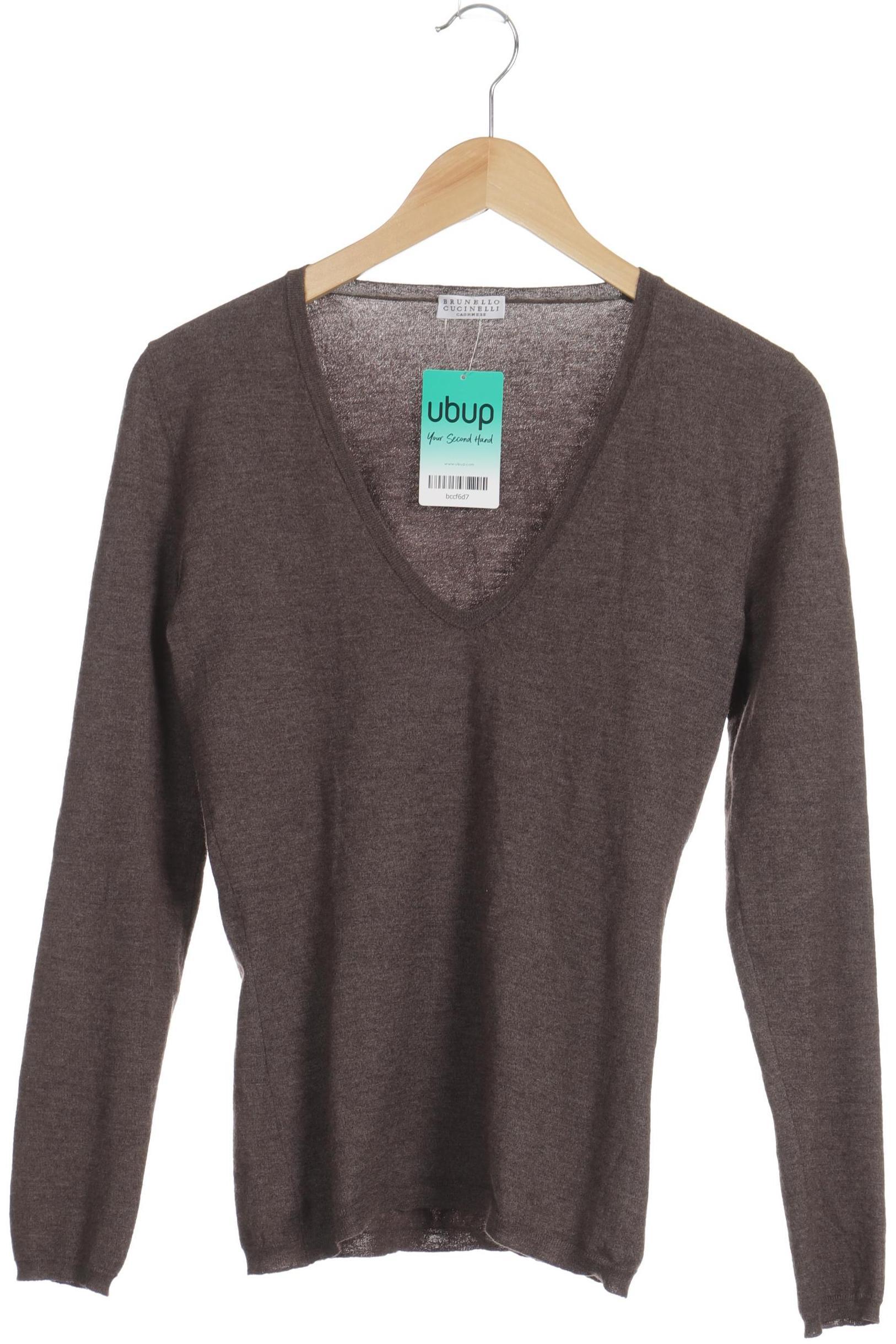

Brunello Cucinelli Damen Pullover, grau, Gr.