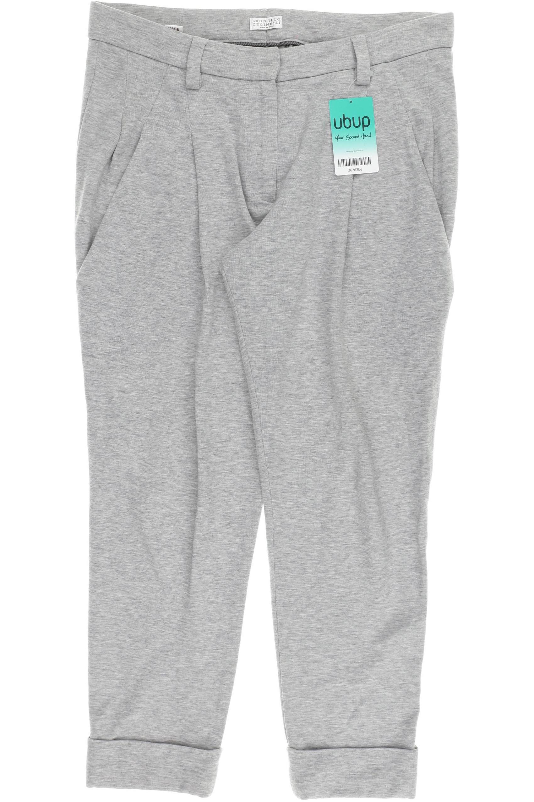 

Brunello Cucinelli Damen Stoffhose, grau, Gr. 38