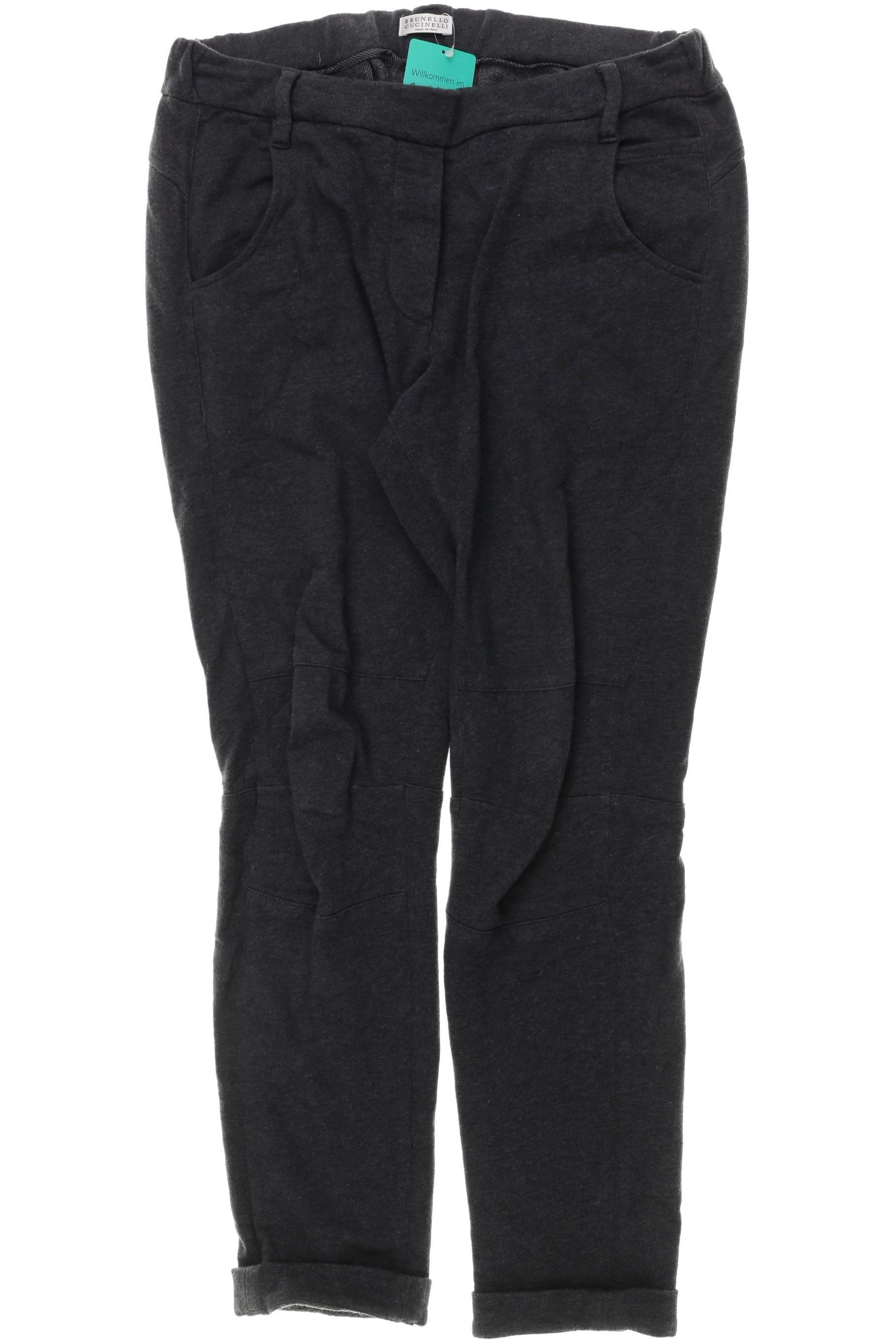 

Brunello Cucinelli Damen Stoffhose, grau, Gr. 36