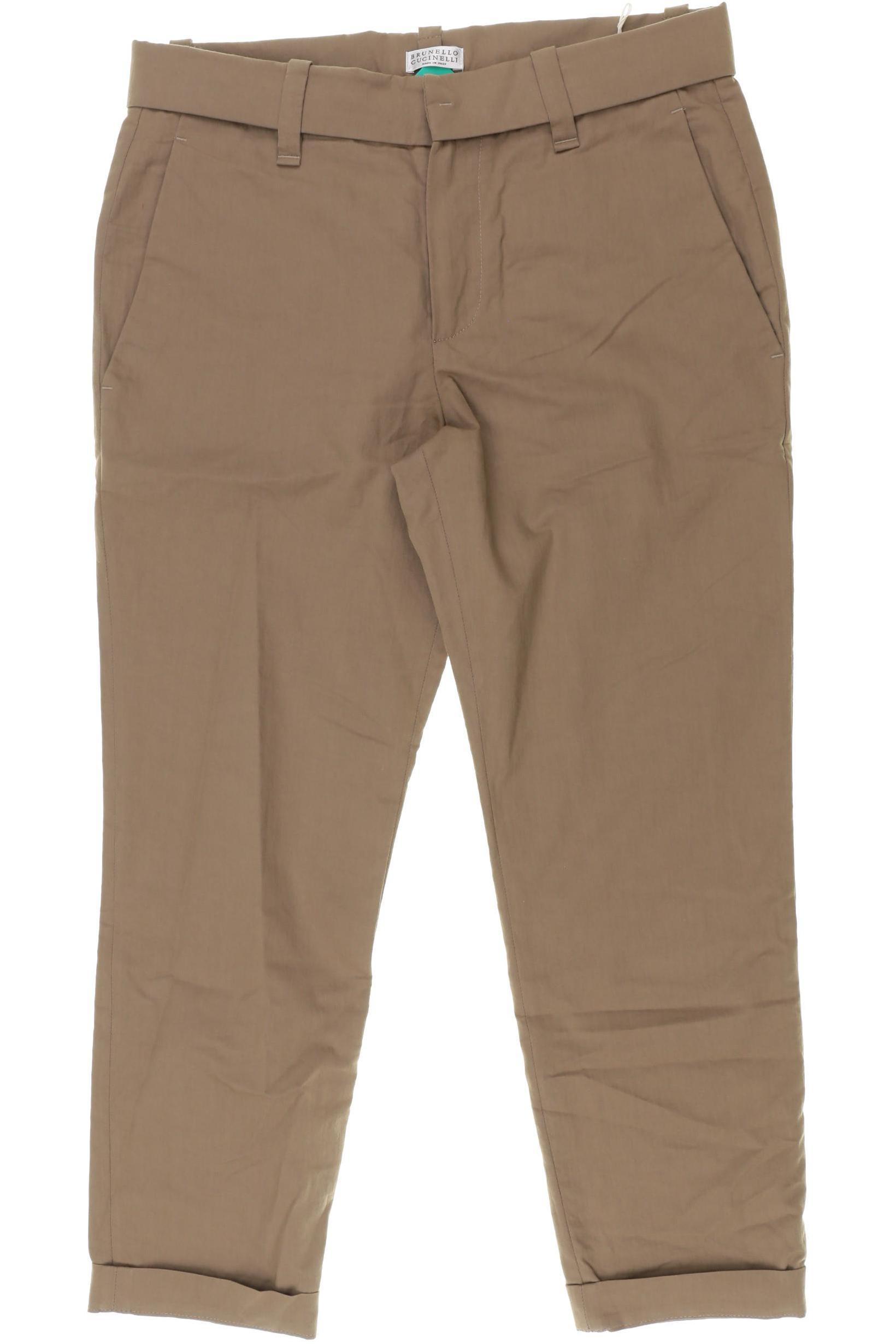 

Brunello Cucinelli Damen Stoffhose, beige, Gr. 34