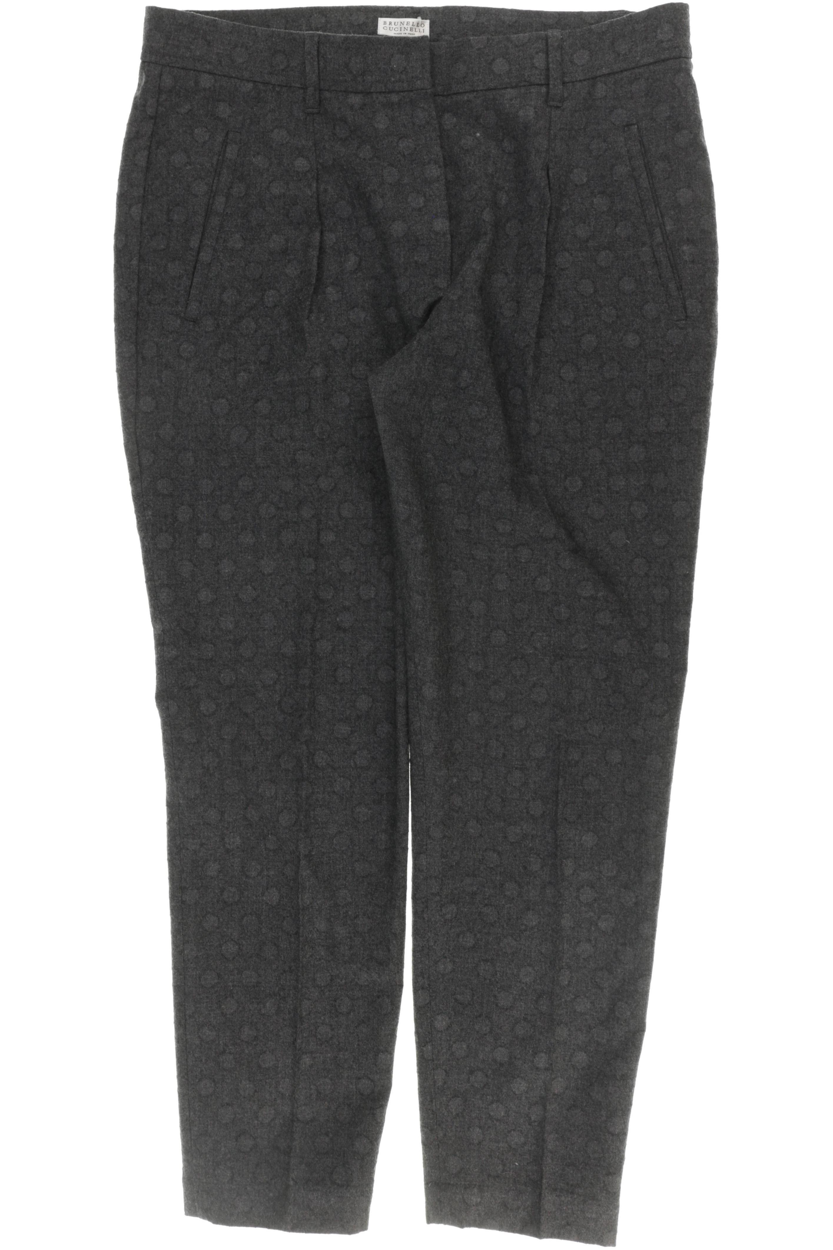 

Brunello Cucinelli Damen Stoffhose, grau, Gr. 38