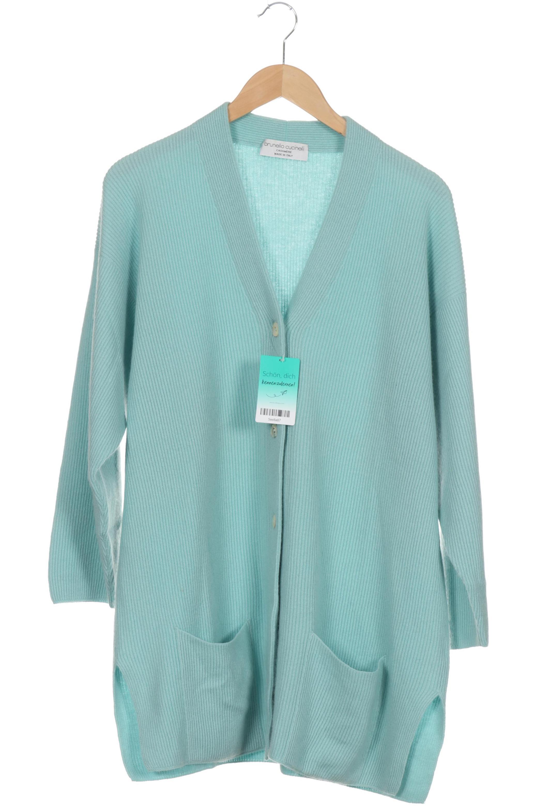 

Brunello Cucinelli Damen Strickjacke, türkis, Gr.