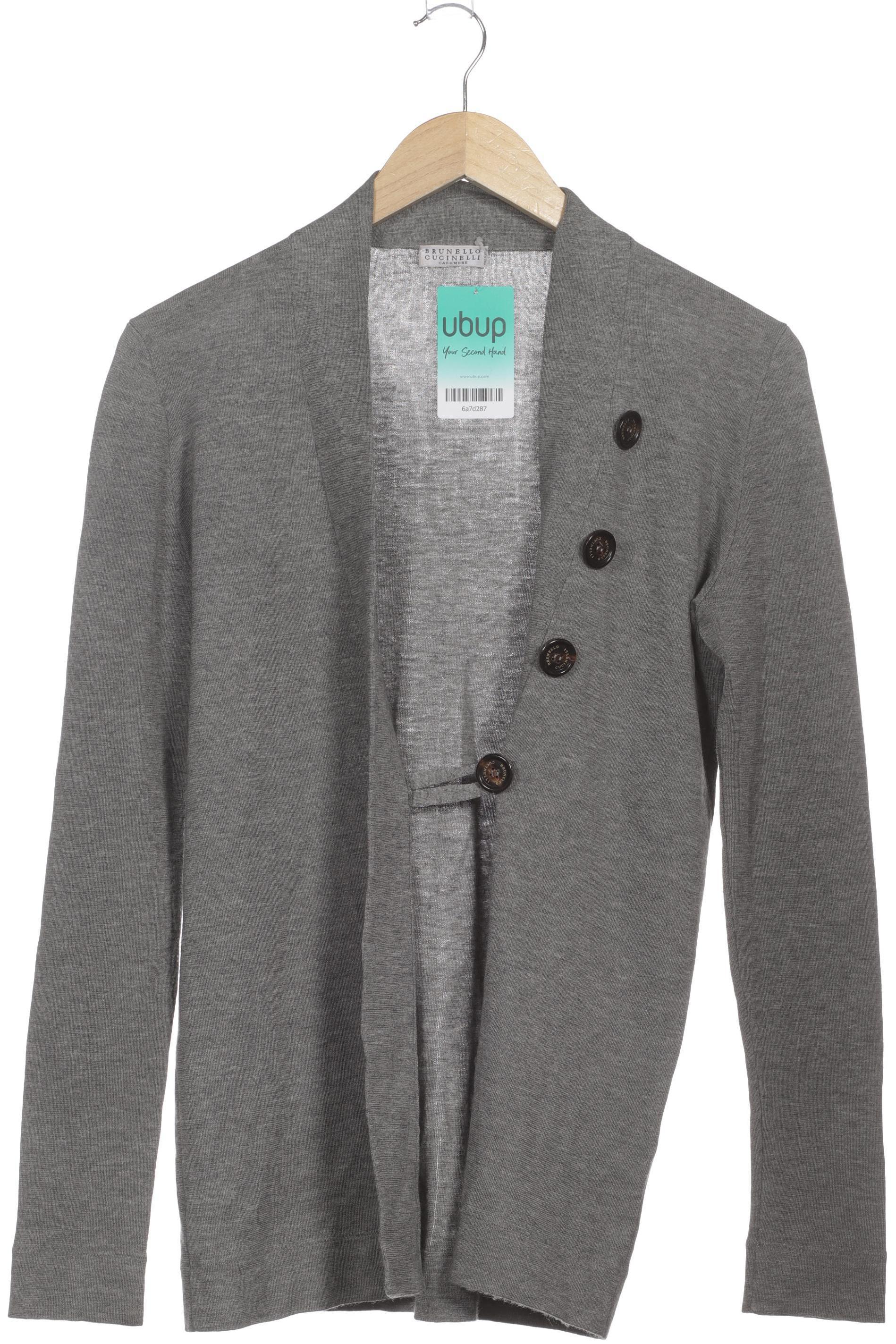

Brunello Cucinelli Damen Strickjacke, grau, Gr.