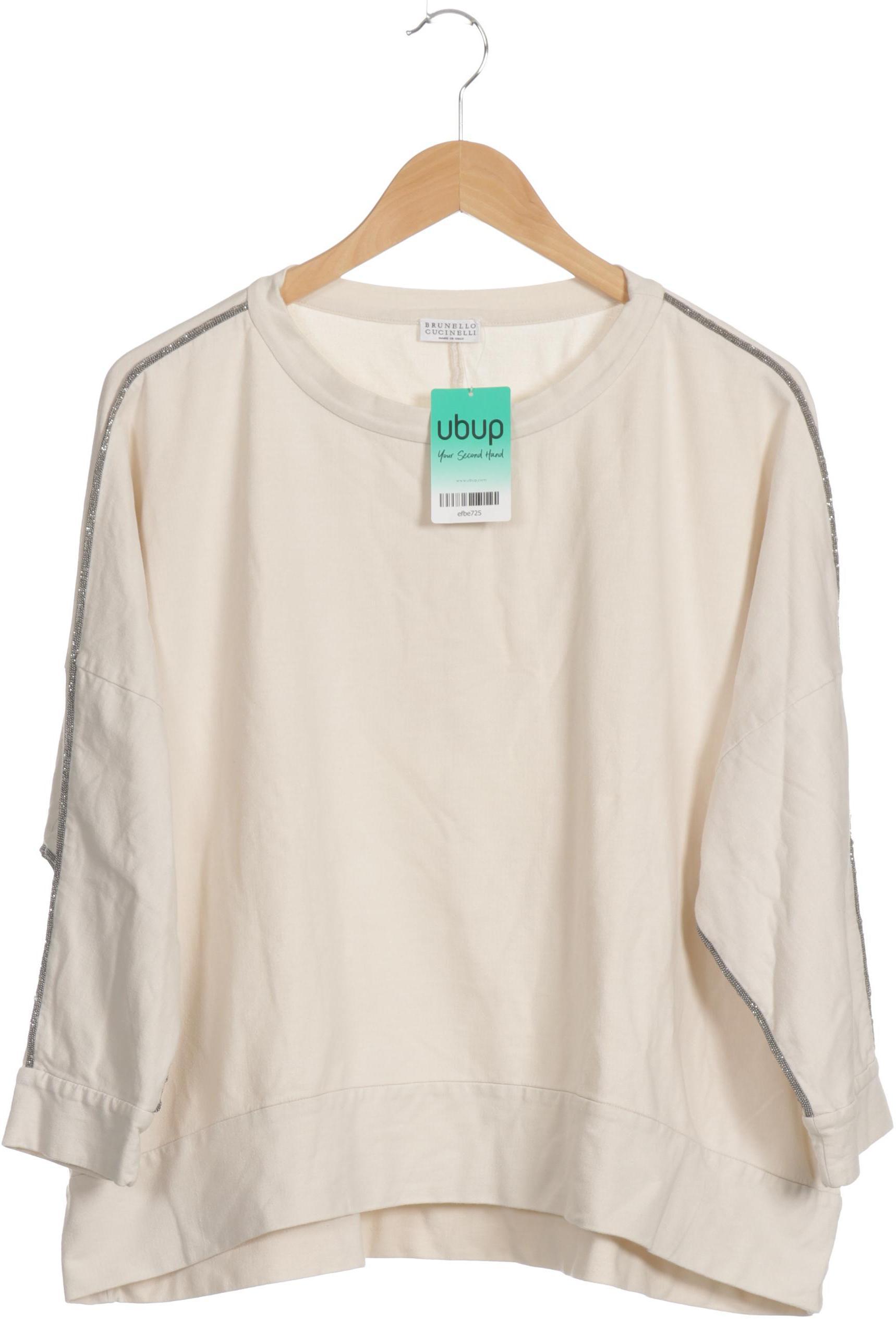 

Brunello Cucinelli Damen Sweatshirt, weiß, Gr.