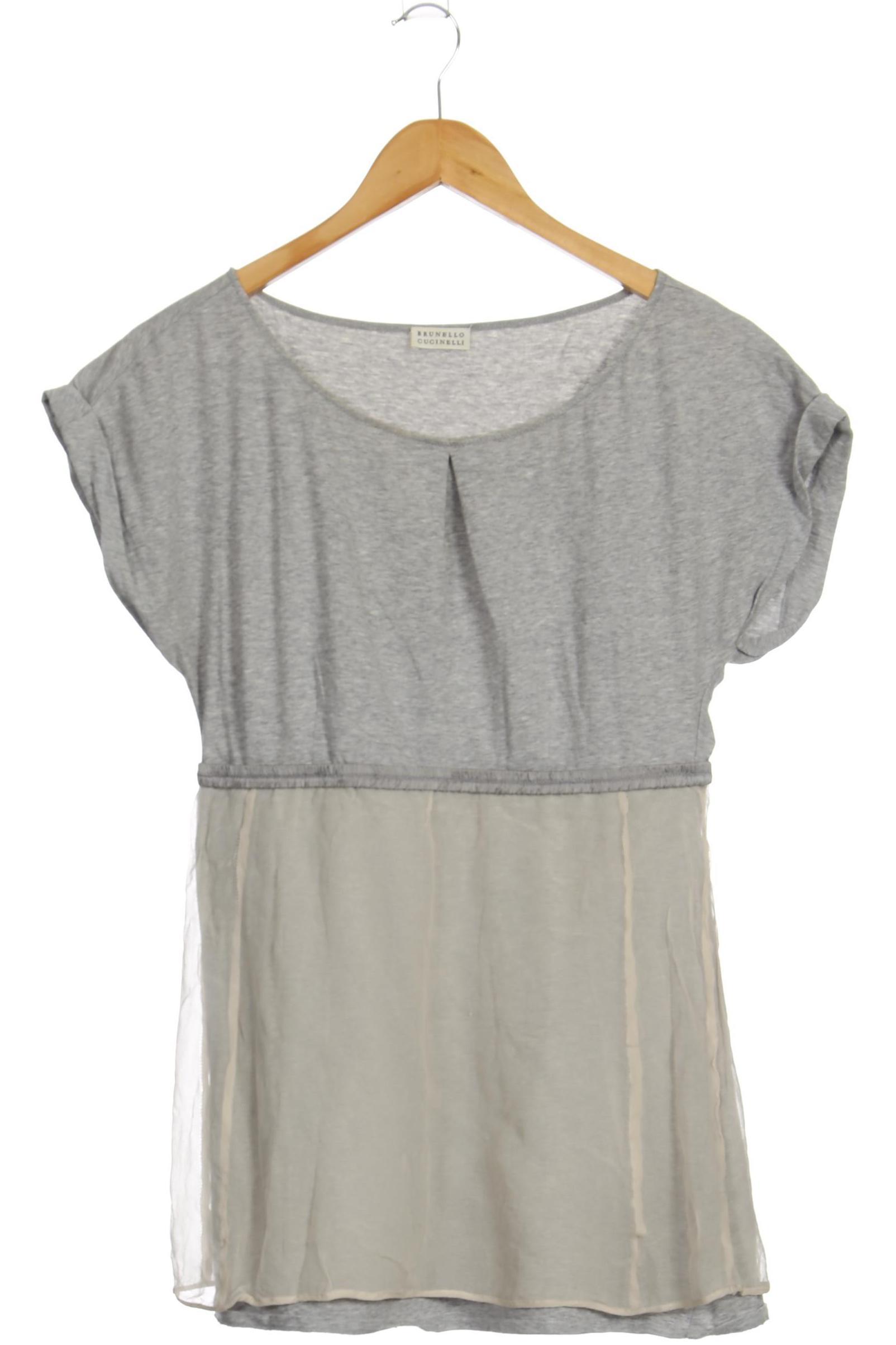 

Brunello Cucinelli Damen T-Shirt, grau, Gr.