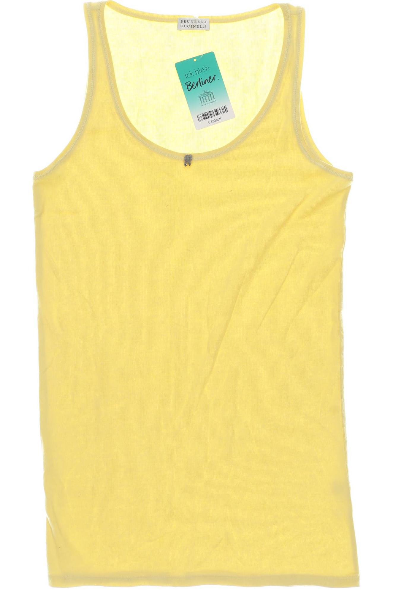 

Brunello Cucinelli Damen Top, gelb, Gr.