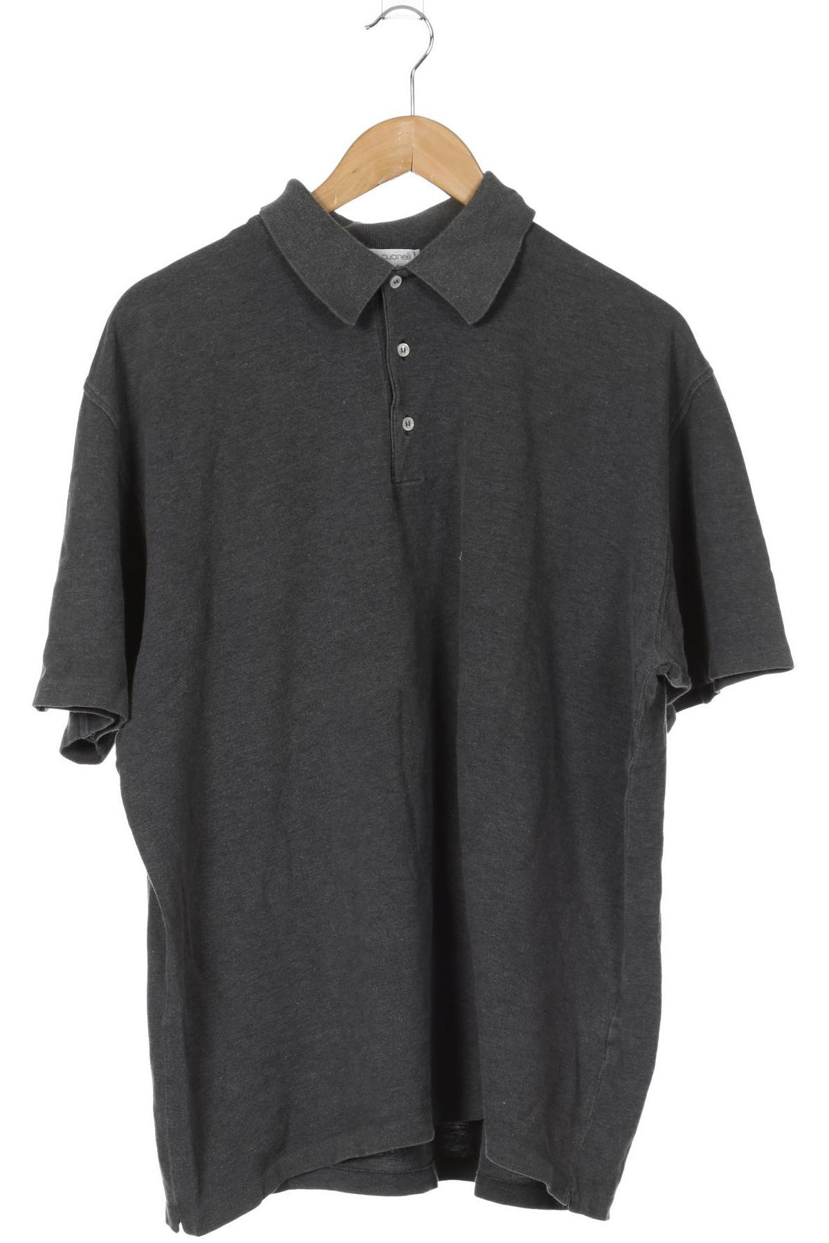 

Brunello Cucinelli Herren Poloshirt, grau, Gr.