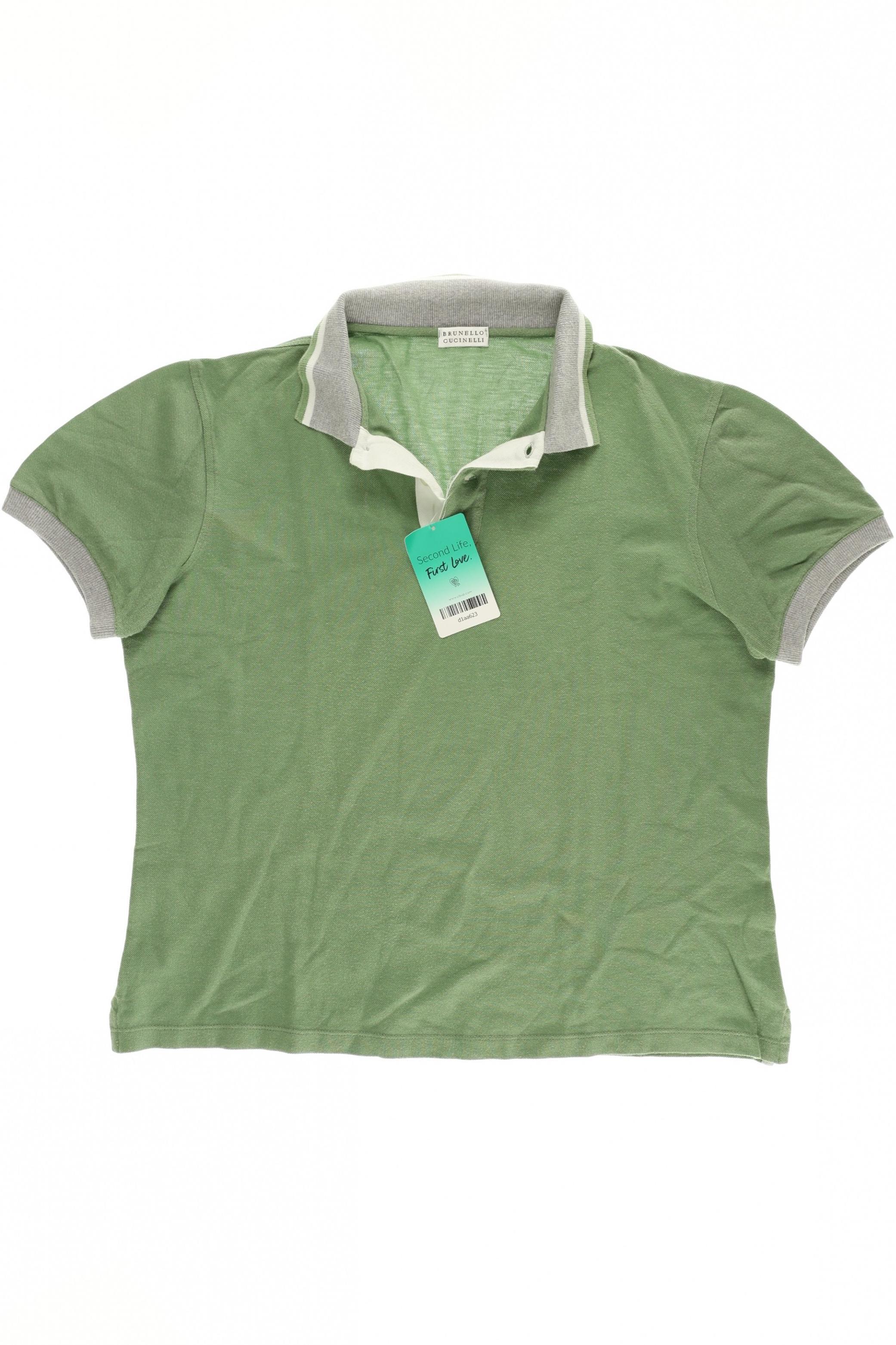 

Brunello Cucinelli Herren Poloshirt, grün, Gr.