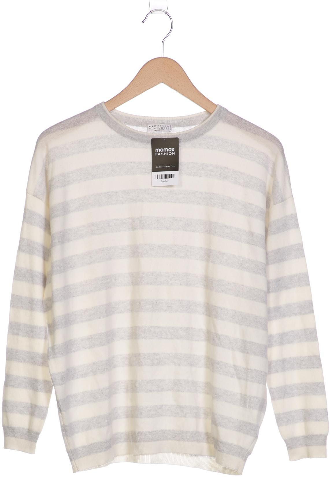 

Brunello Cucinelli Damen Pullover, cremeweiß, Gr. 38
