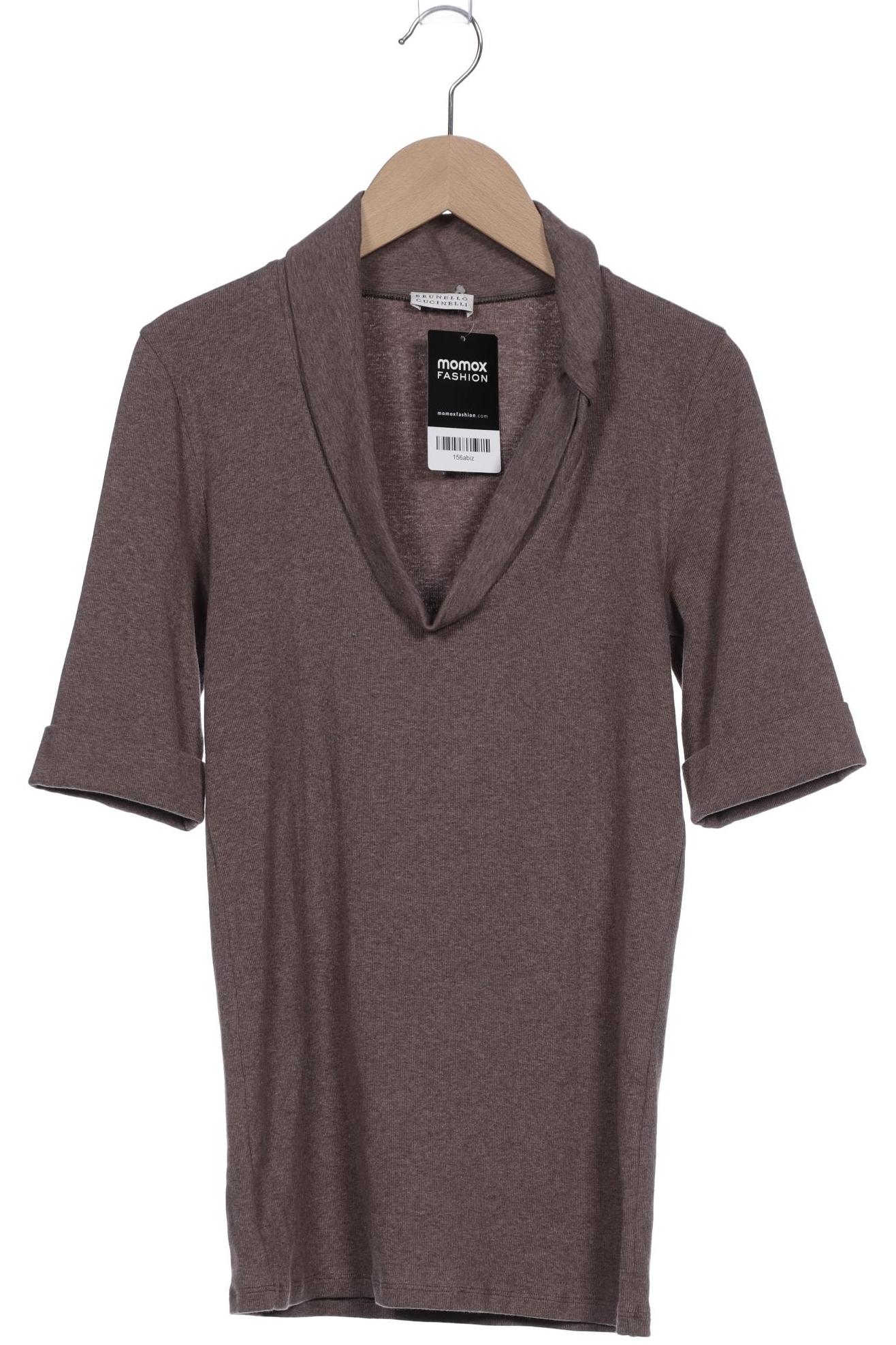 

Brunello Cucinelli Damen T-Shirt, braun, Gr. 38
