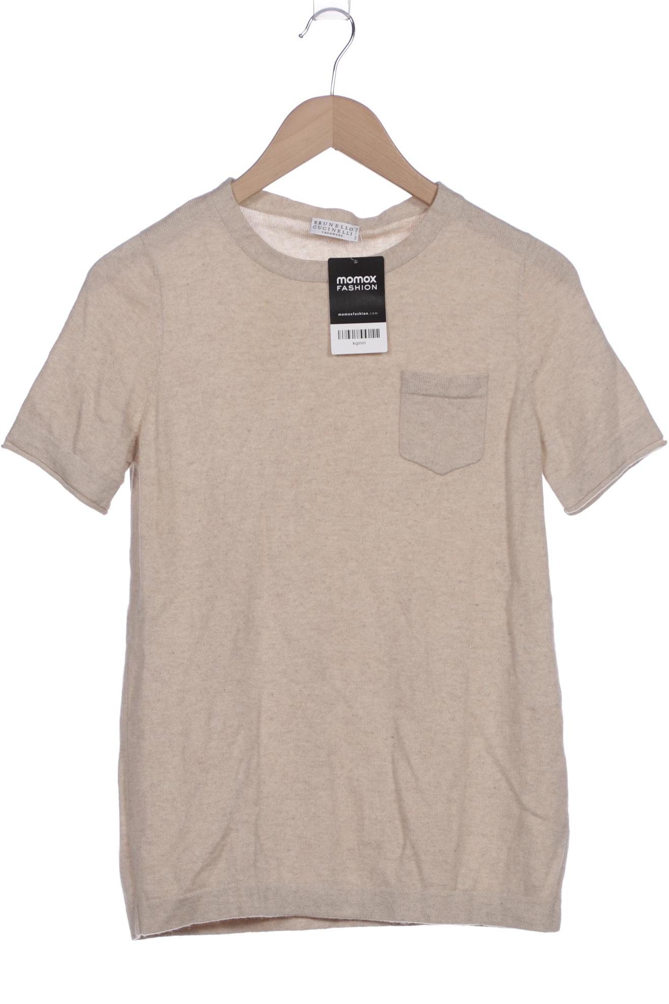 Thumbnail - Brunello Cucinelli Damen T-Shirt, beige, Gr. 36