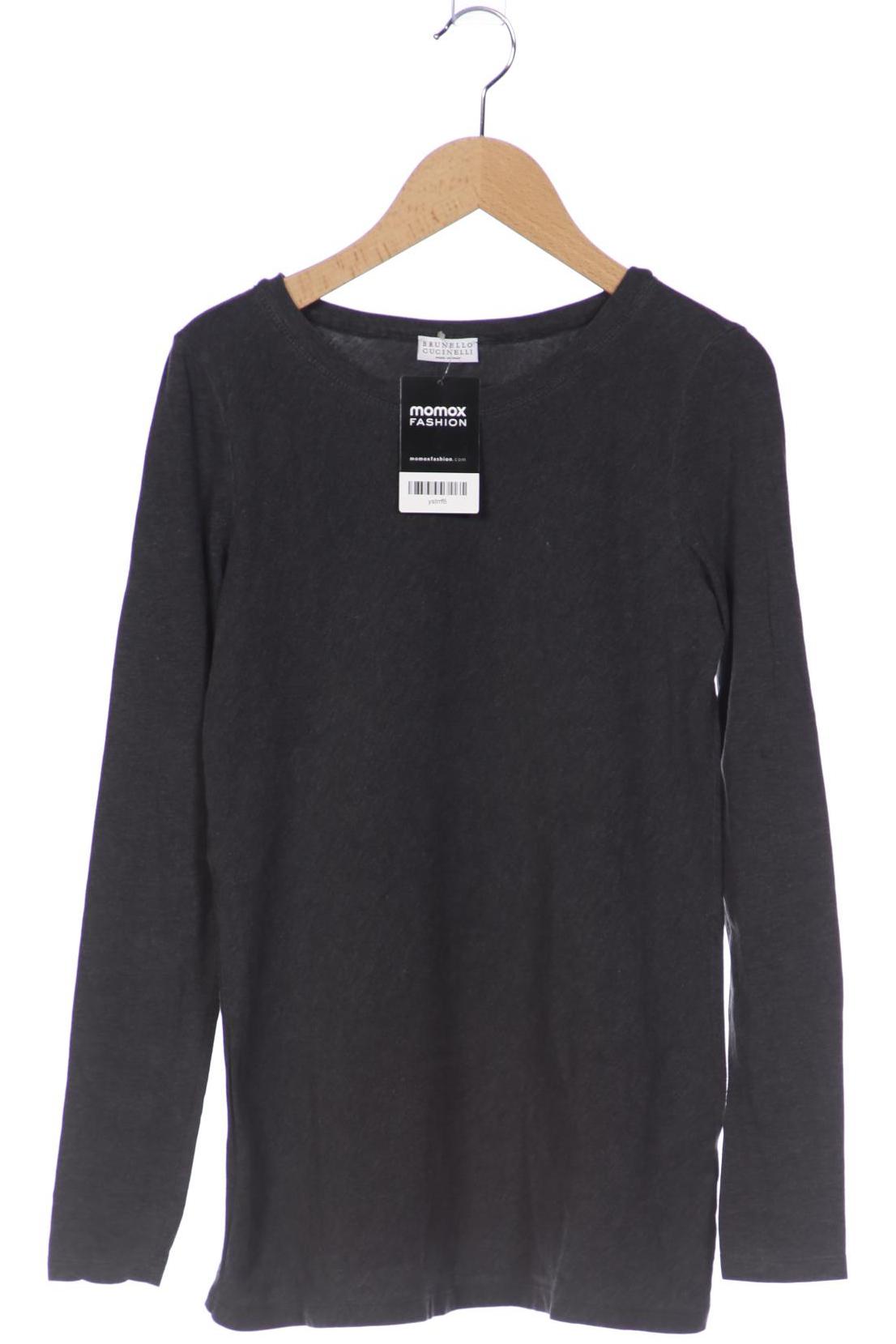 

Brunello Cucinelli Damen Langarmshirt, grau, Gr. 36
