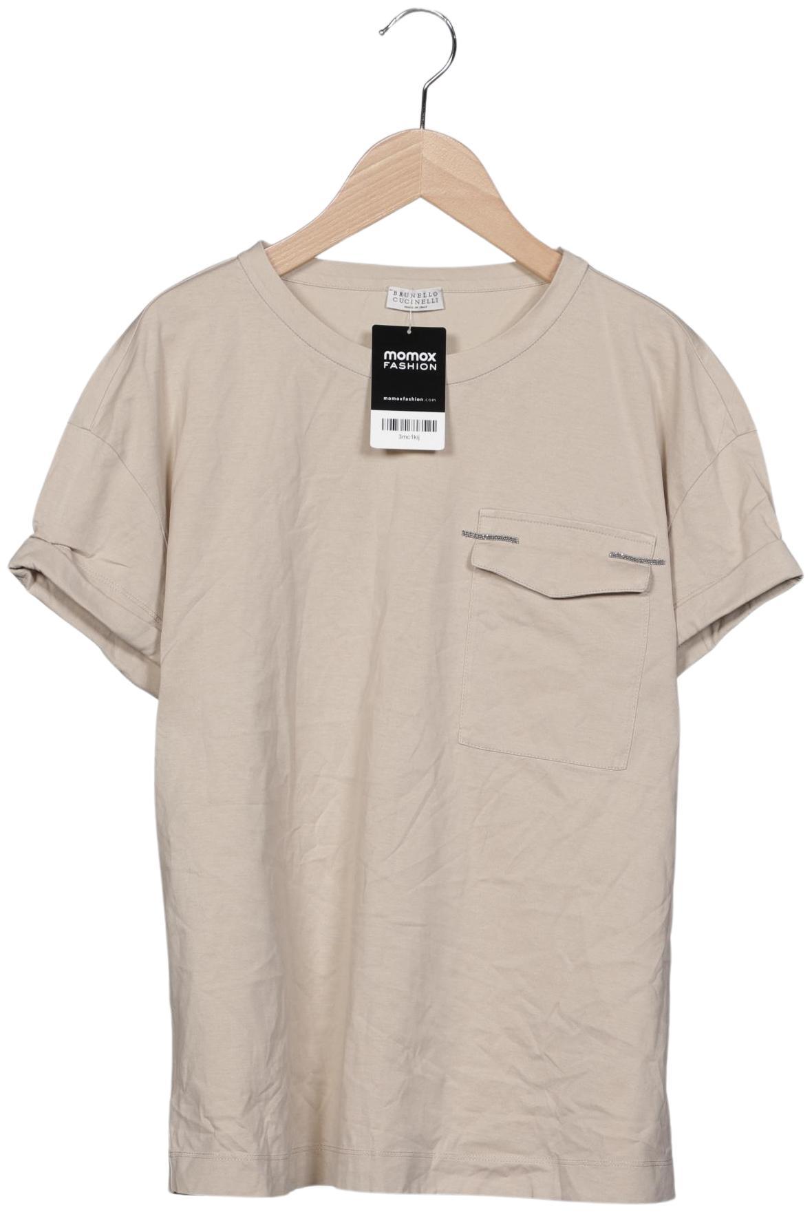 

Brunello Cucinelli Damen T-Shirt, beige, Gr. 42