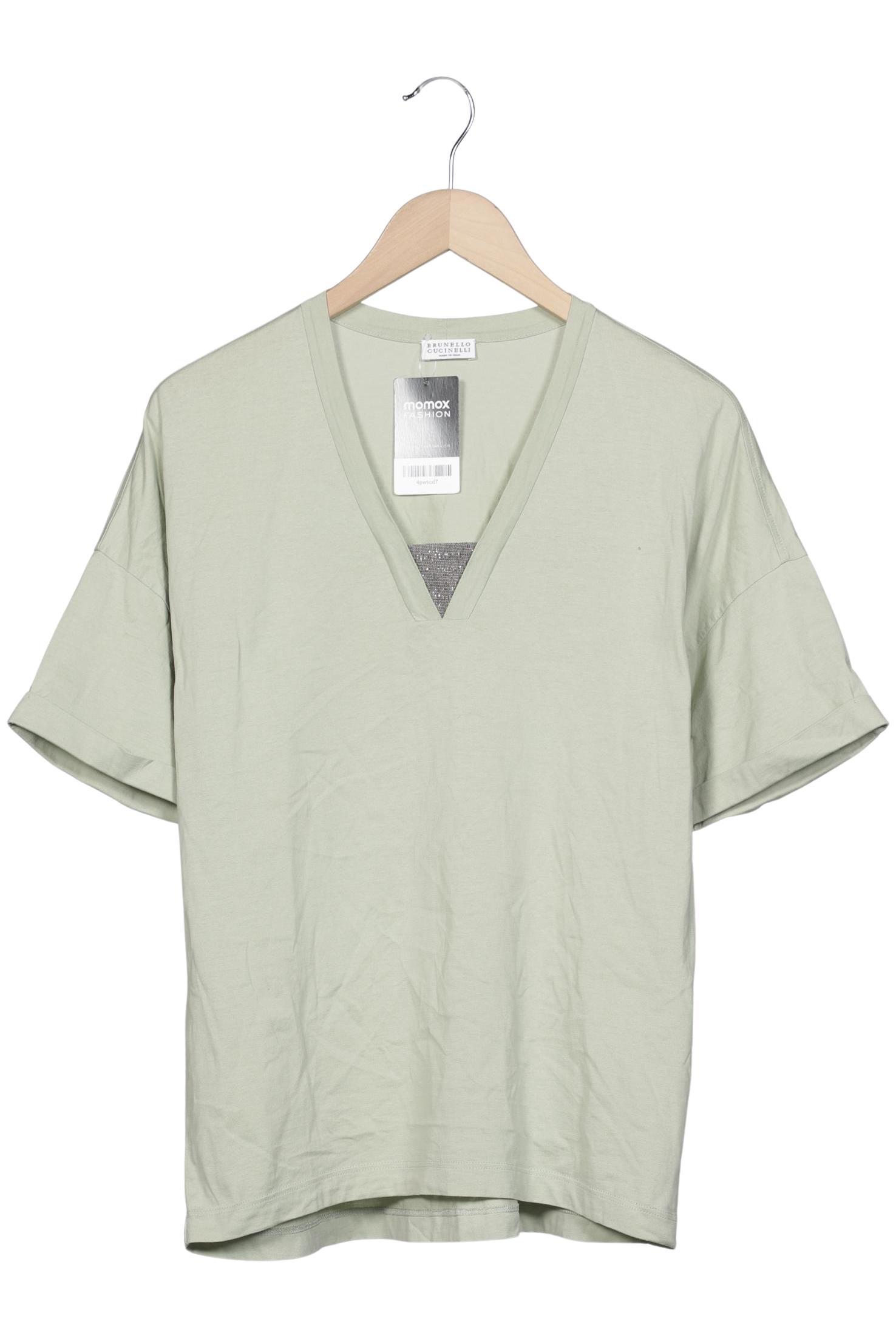 

Brunello Cucinelli Damen T-Shirt, hellgrün, Gr. 42