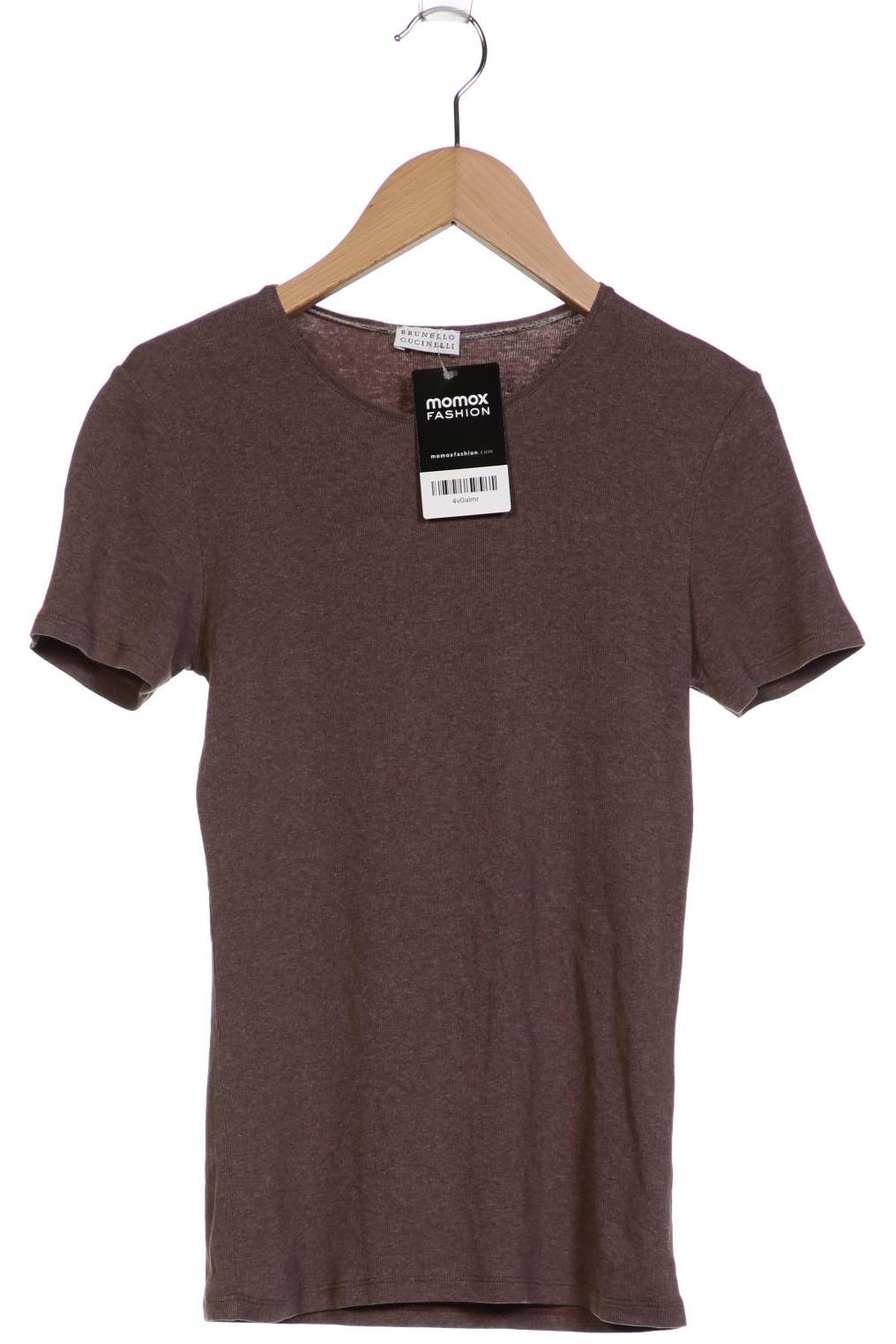 

Brunello Cucinelli Damen T-Shirt, braun, Gr. 36