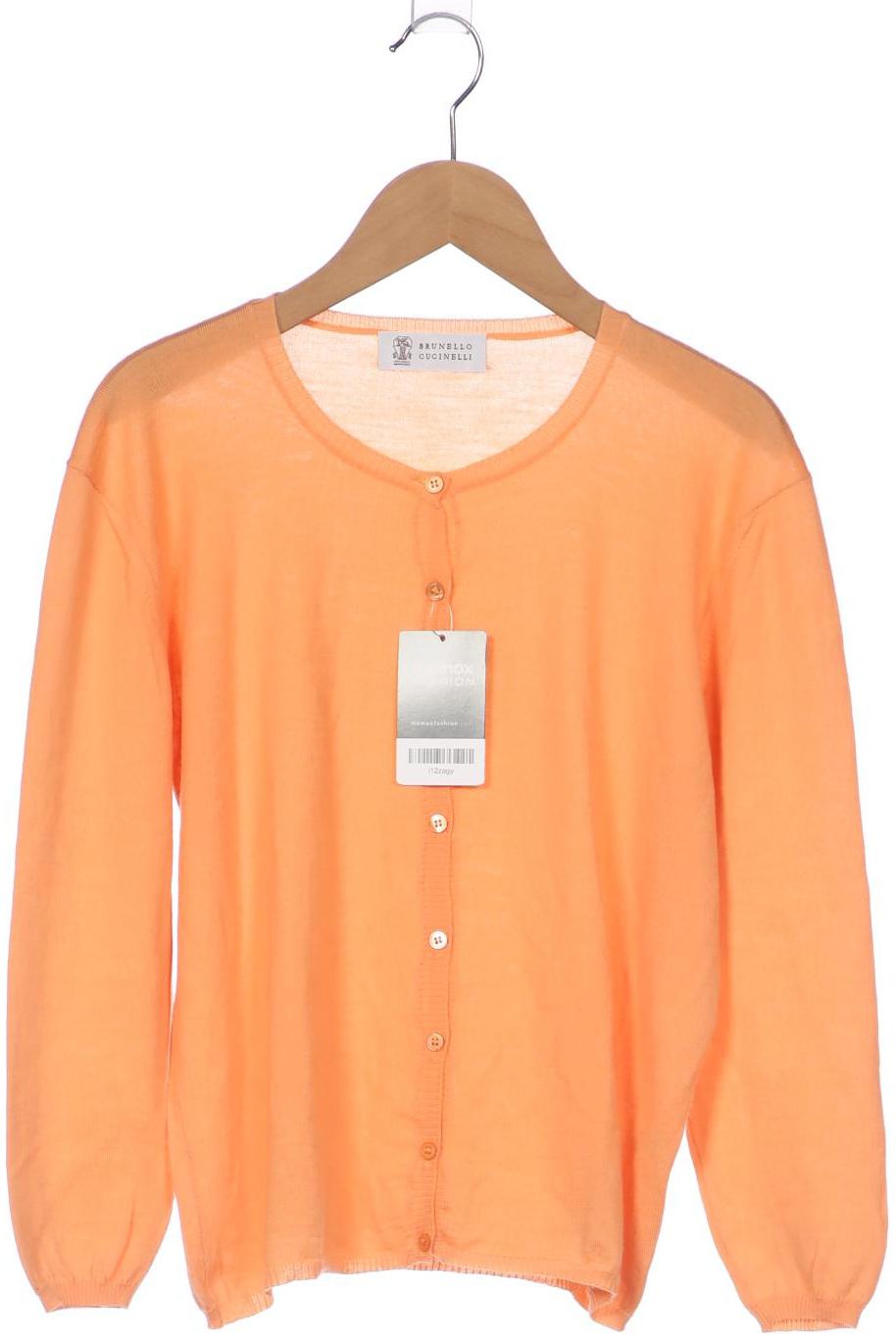 

Brunello Cucinelli Damen Strickjacke, orange, Gr. 38