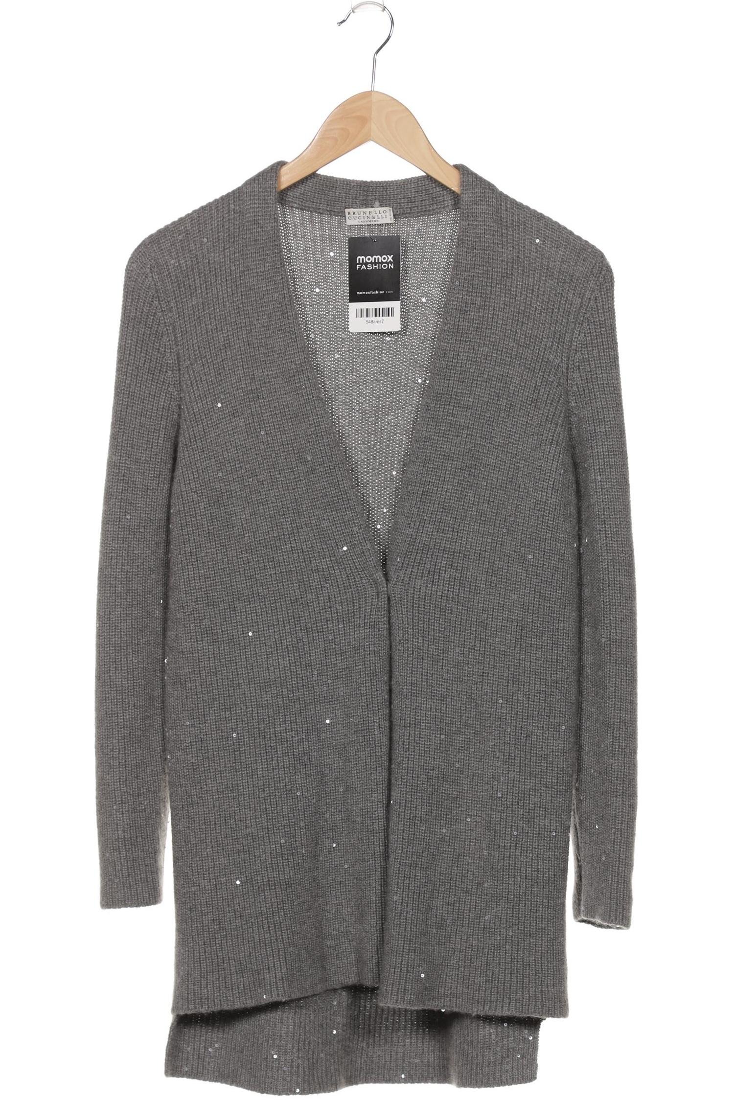 

Brunello Cucinelli Damen Strickjacke, grau, Gr. 42