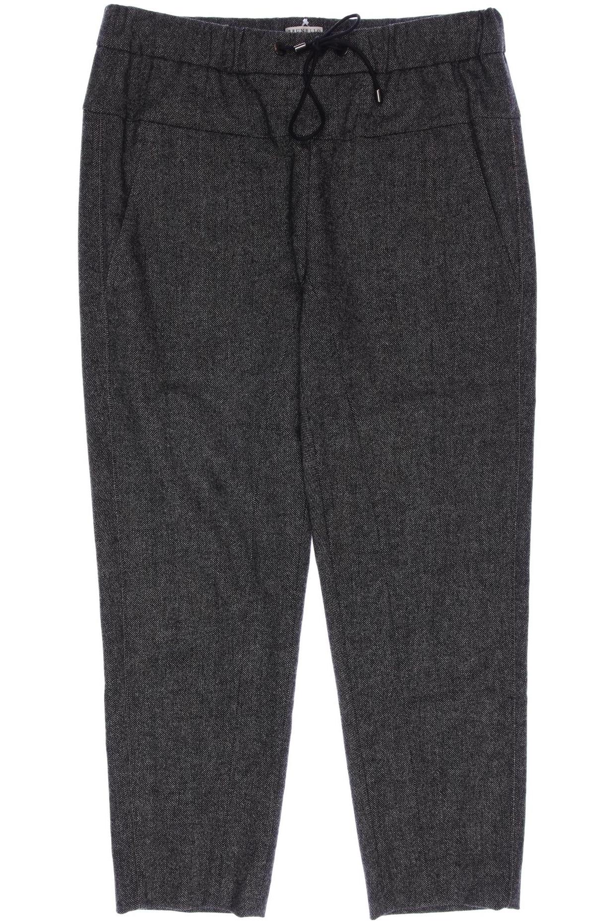 

Brunello Cucinelli Damen Stoffhose, grau, Gr. 36