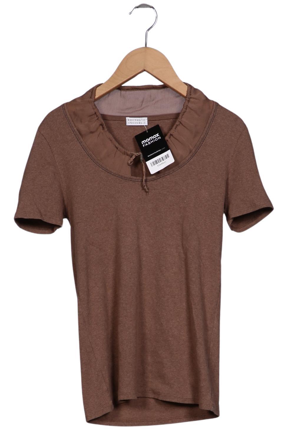 

Brunello Cucinelli Damen T-Shirt, braun, Gr. 38