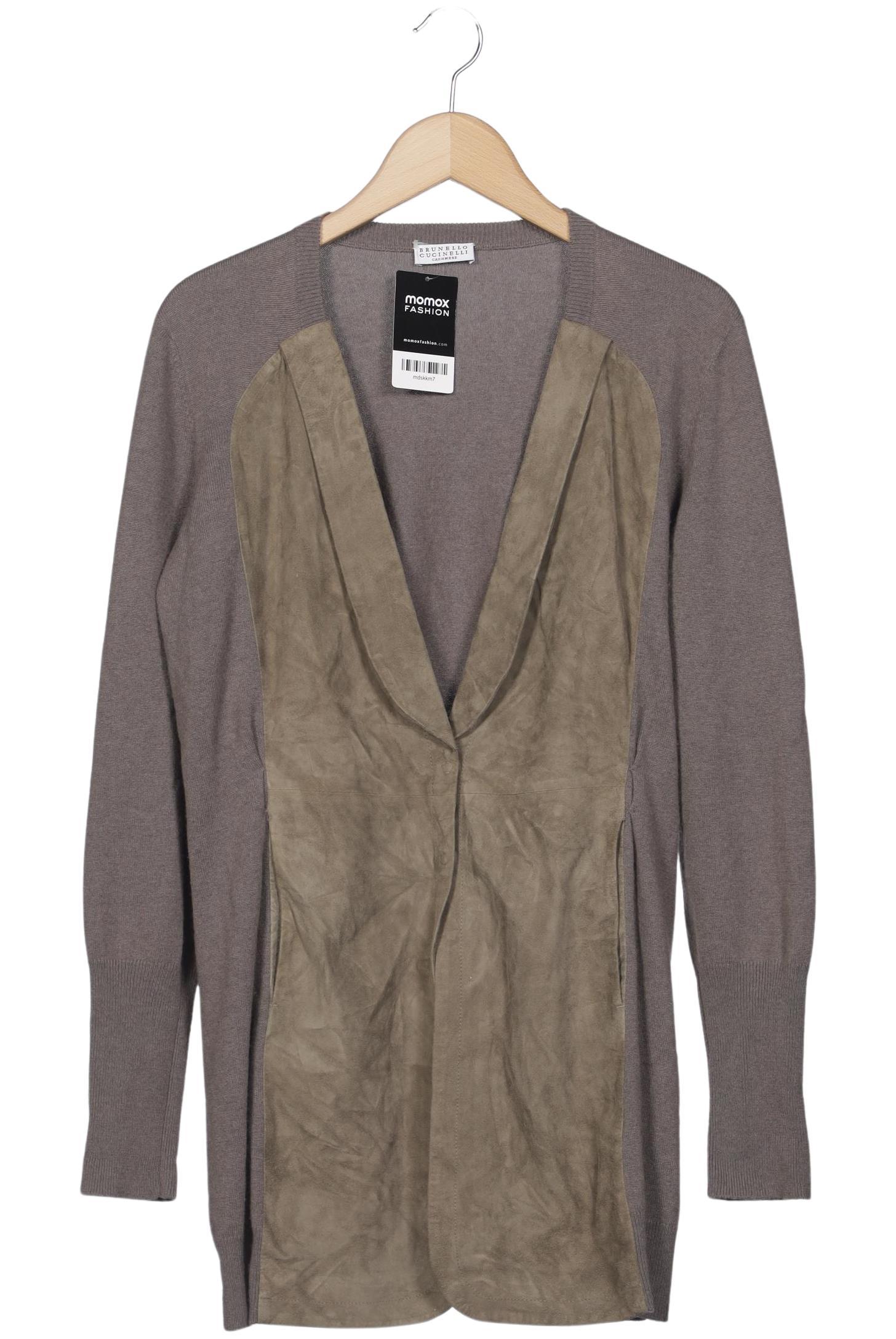 

Brunello Cucinelli Damen Strickjacke, grau, Gr. 44