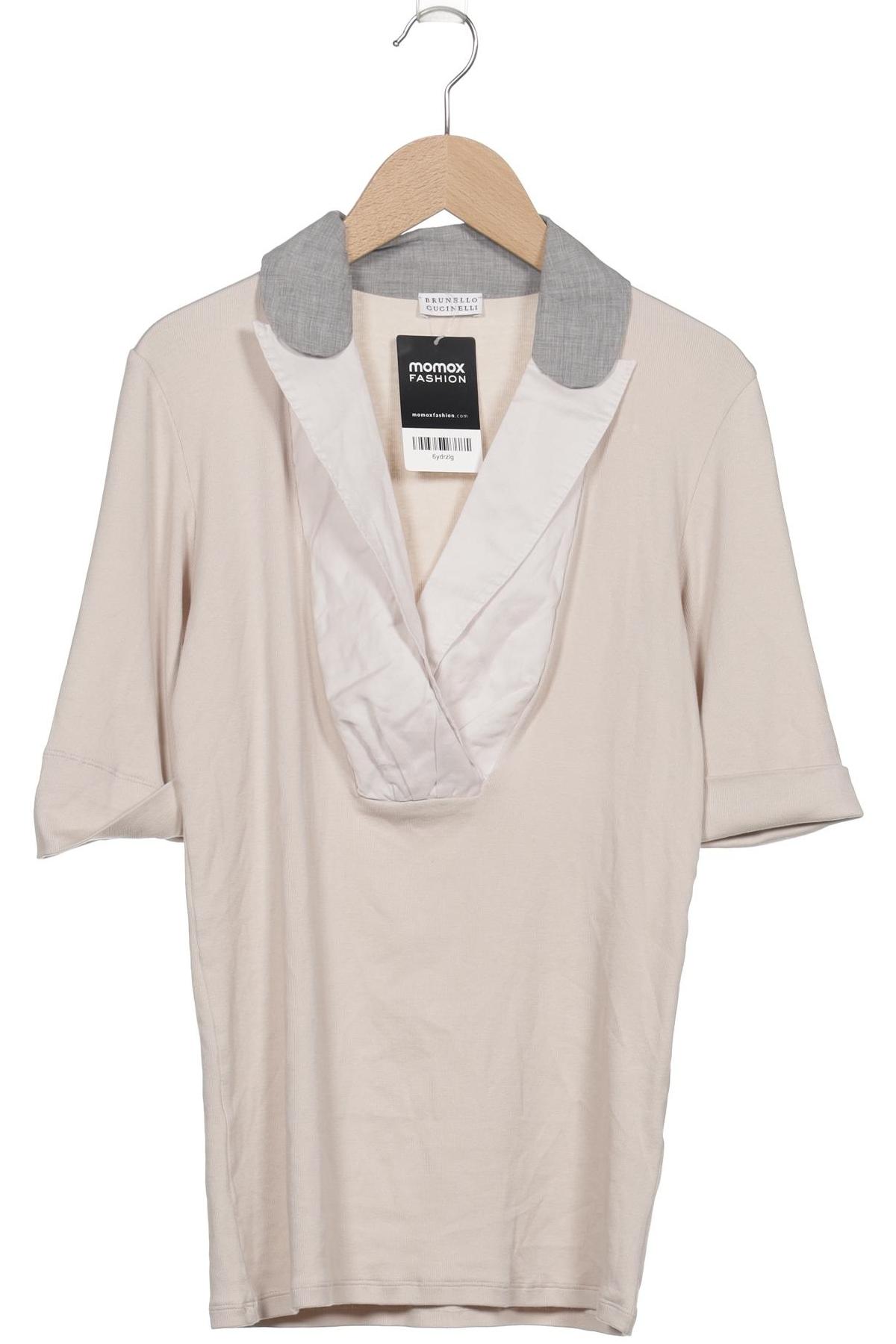 

Brunello Cucinelli Damen Langarmshirt, beige, Gr. 36