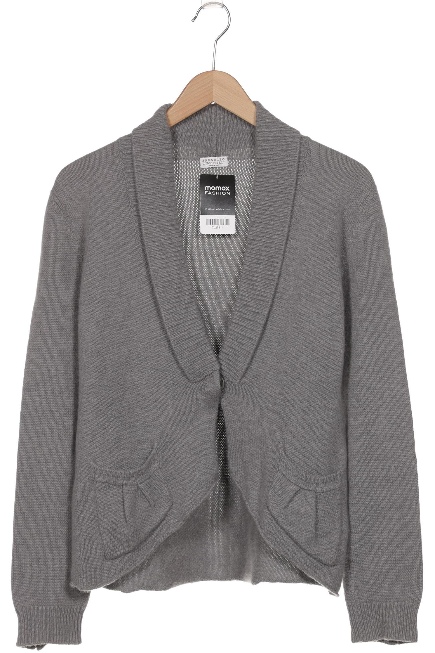

Brunello Cucinelli Damen Strickjacke, grau, Gr. 38