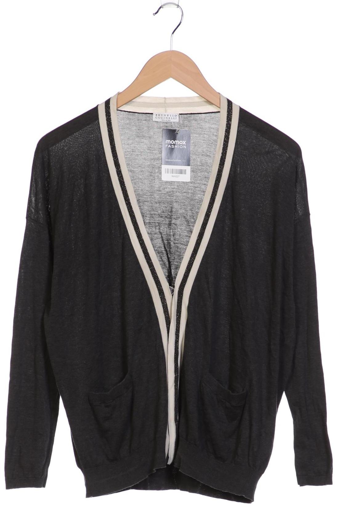 

Brunello Cucinelli Damen Strickjacke, grau, Gr. 36
