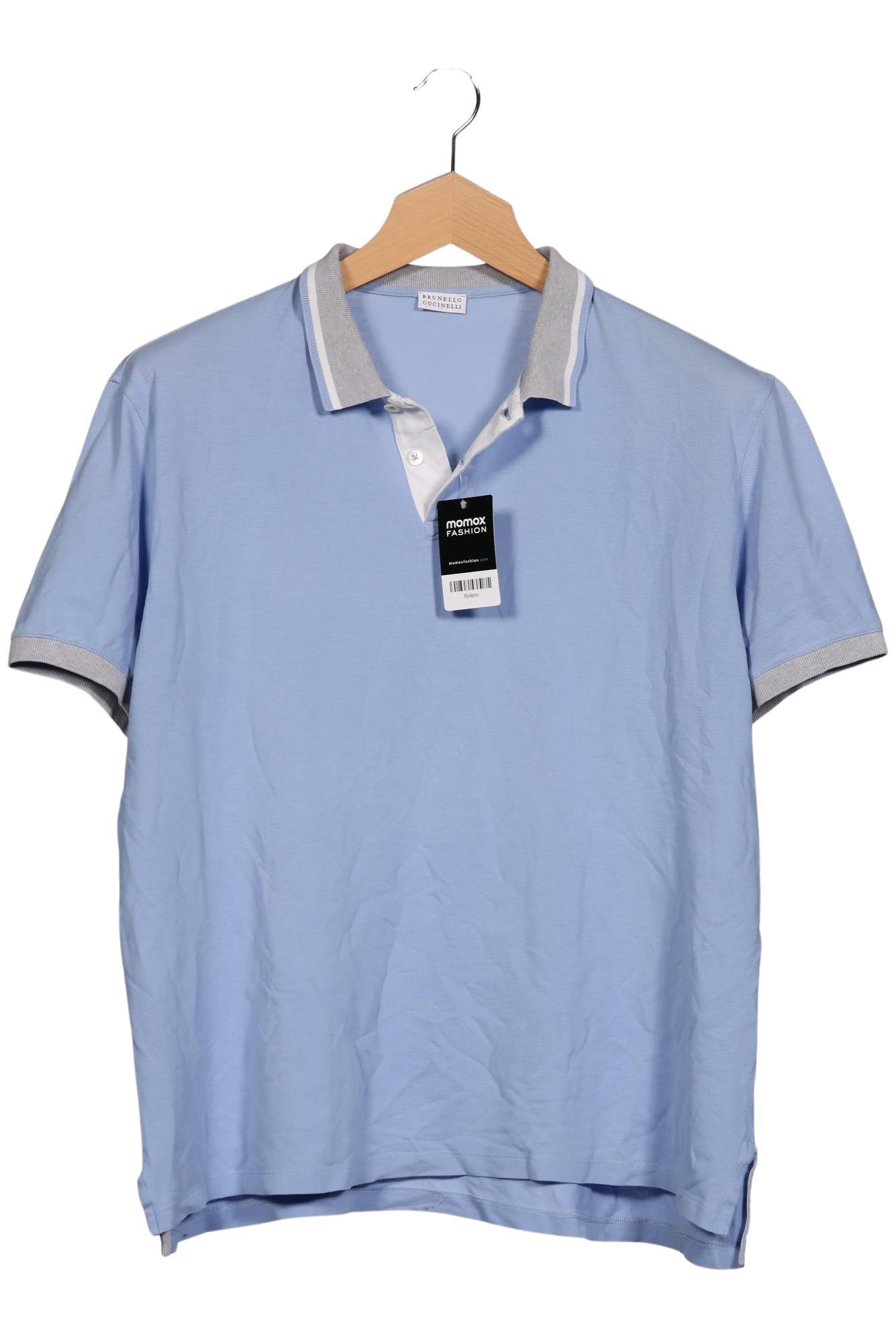 

Brunello Cucinelli Damen Poloshirt, blau, Gr. 48