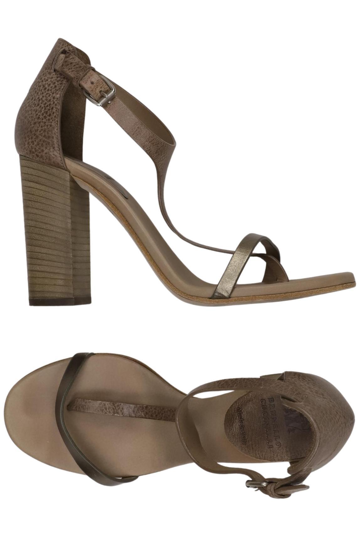 

Brunello Cucinelli Damen Sandale, beige, Gr. 39