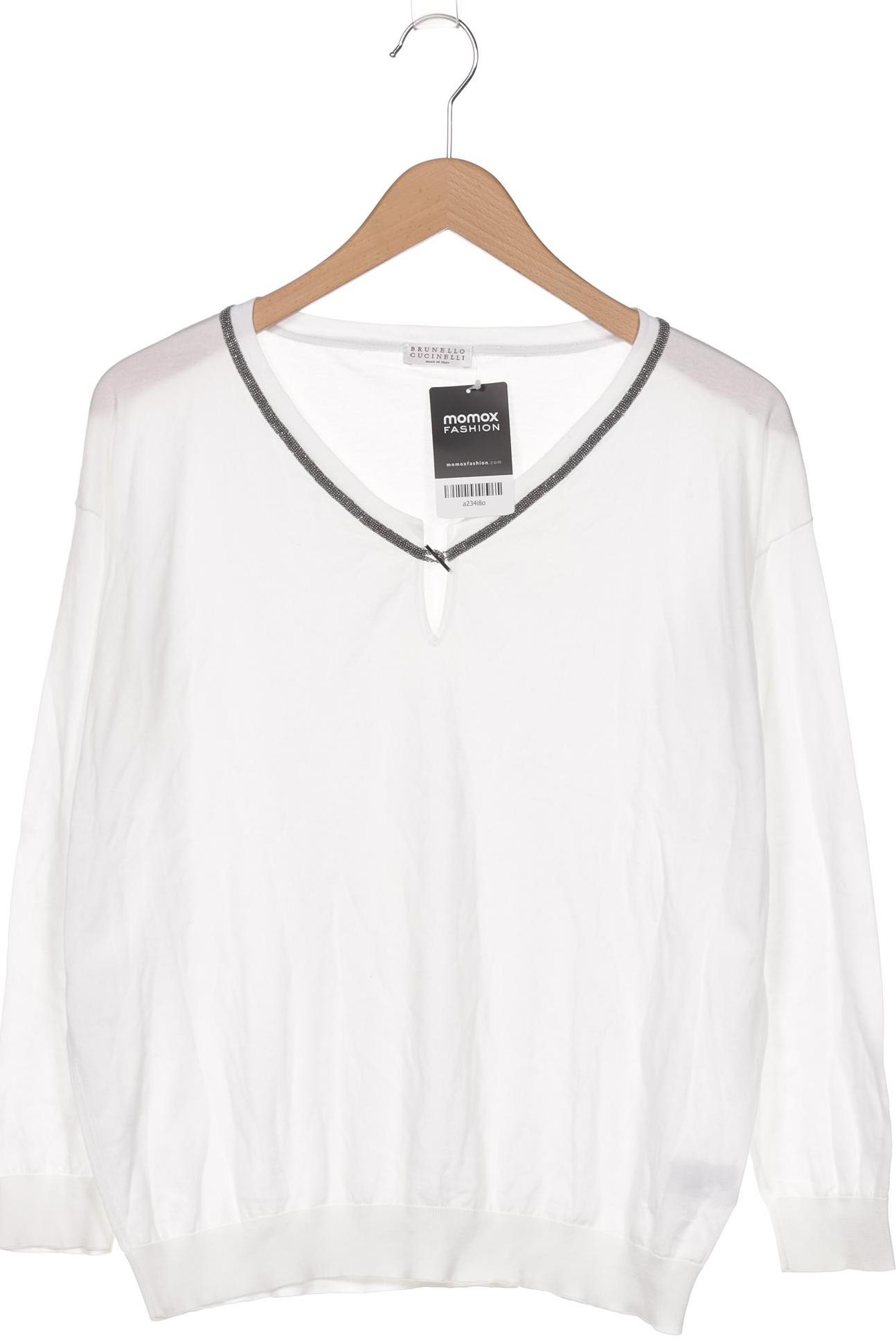 

Brunello Cucinelli Damen Langarmshirt, weiß